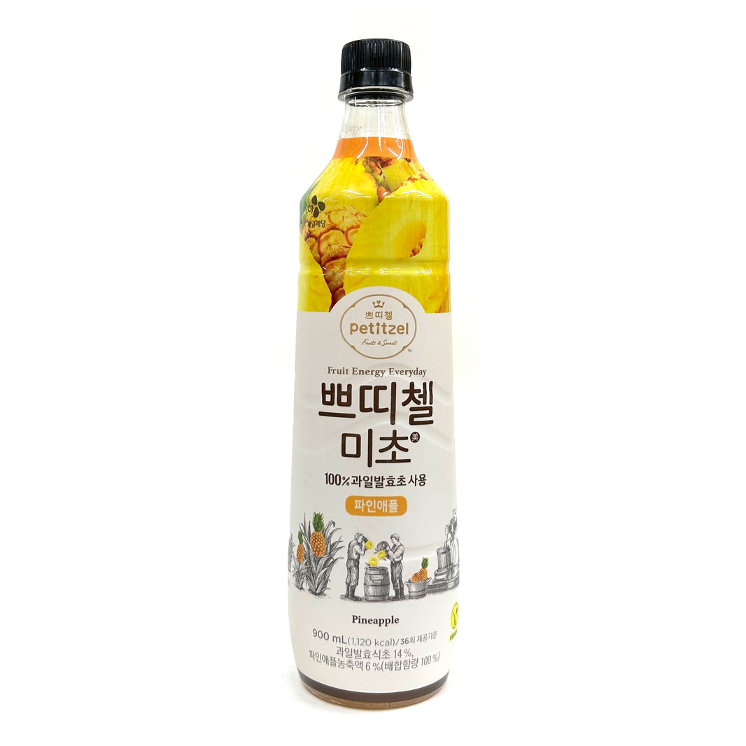[CJ] Petitzel Fruit Vinegar for Drink Pineapple / CJ 쁘띠첼 미초 파인애플 (900ml)