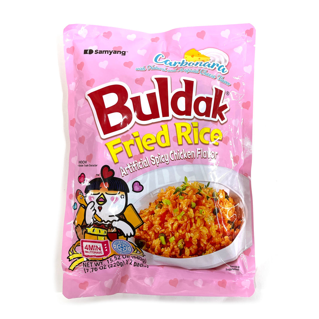 [Samyang] Buldak Fried Rice Carbonara / 삼양 불닭 볶음밥 까르보나라 (440g)