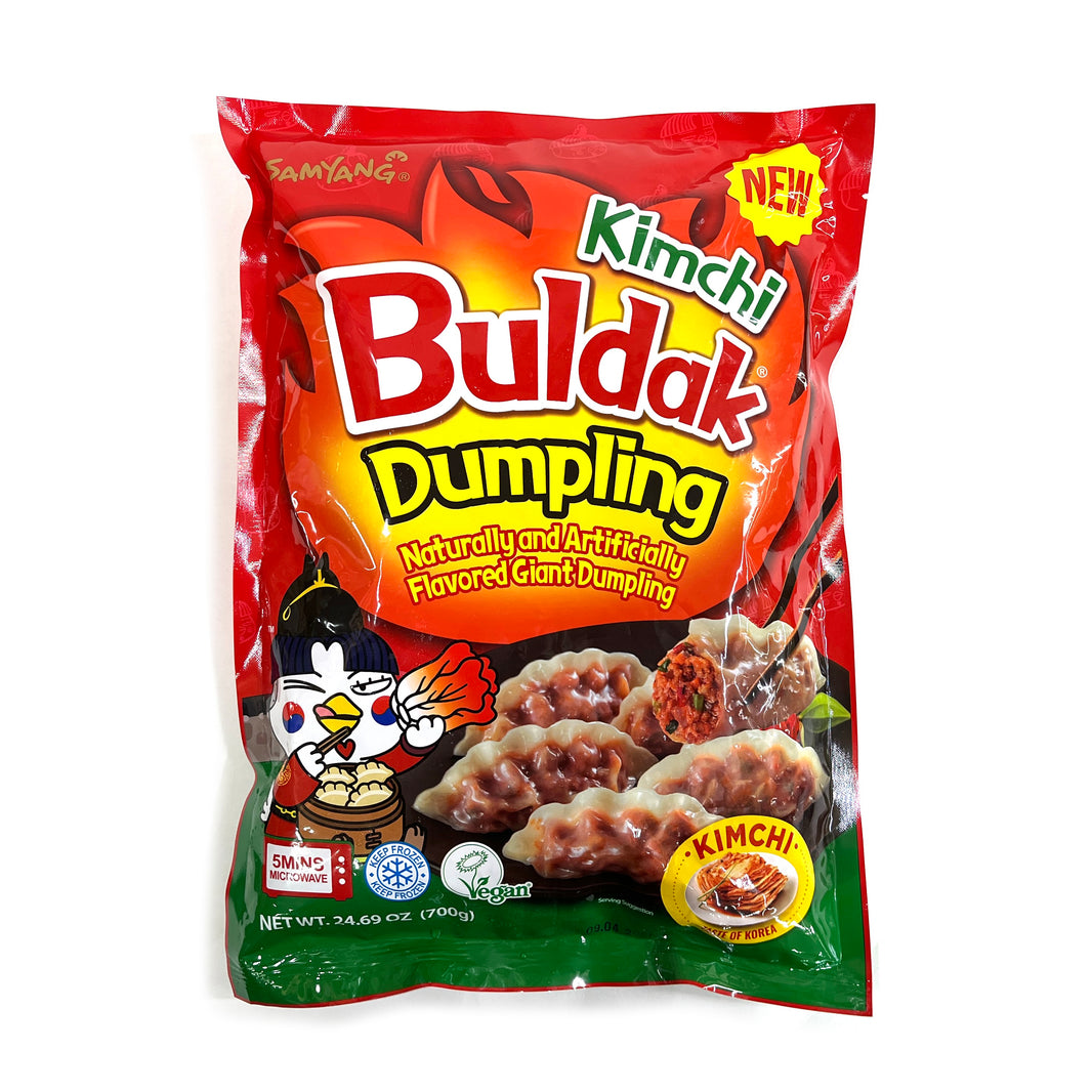 [Samyang] Buldak Kimchi Dumplings Vegan / 삼양 불닭 김치 만두 비건 (700g)