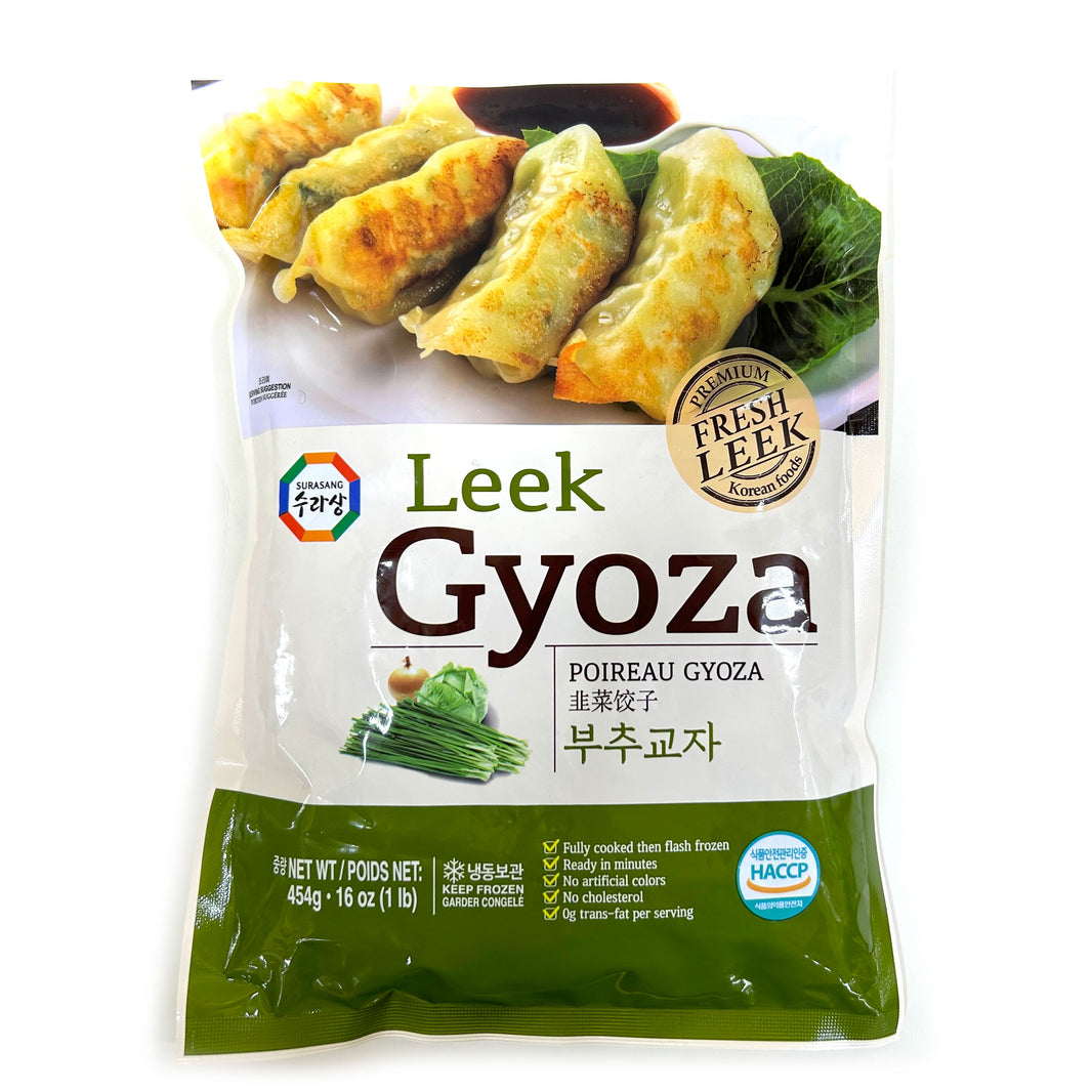 [Surasang] Leek Gyoza Dumplings / 수라상 부추 교자 만두 (454g)