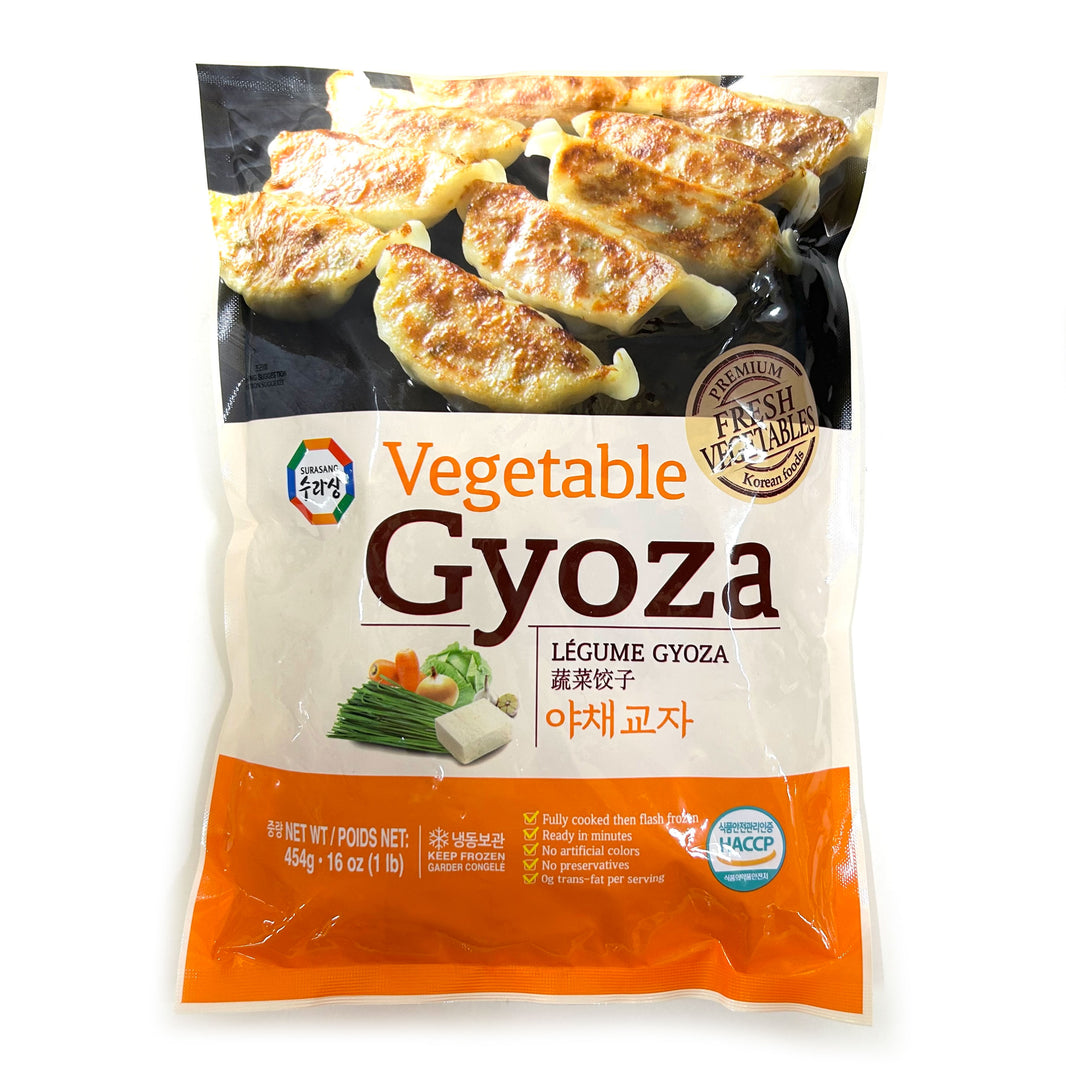[Surasang] Vegetable Gyoza Dumplings / 수라상 야채 교자 만두 (454g)