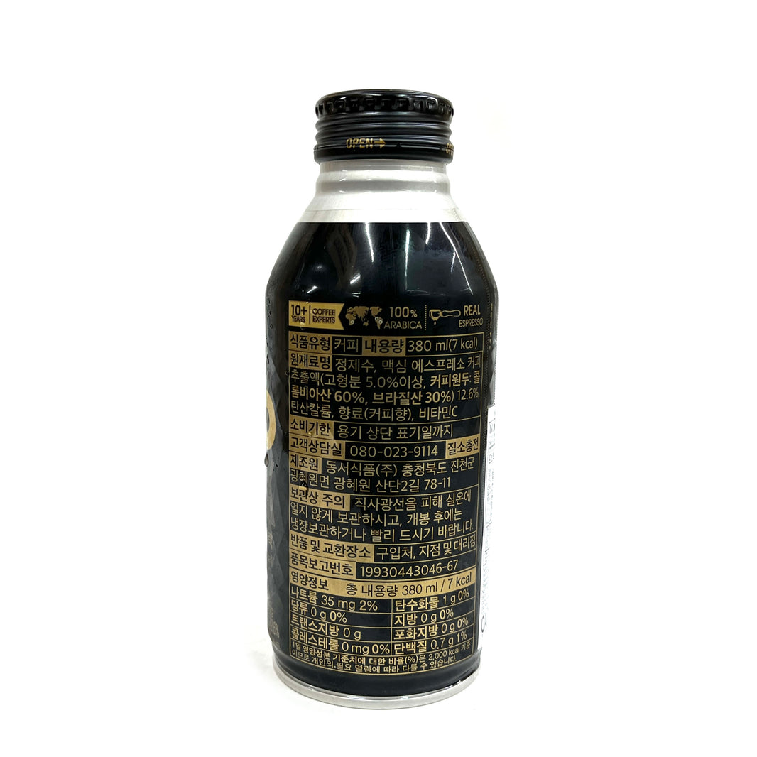 [Maxim] Espresso T.O.P Coffee The Black / 맥심 티오피 더 블랙 커피 (380ml)