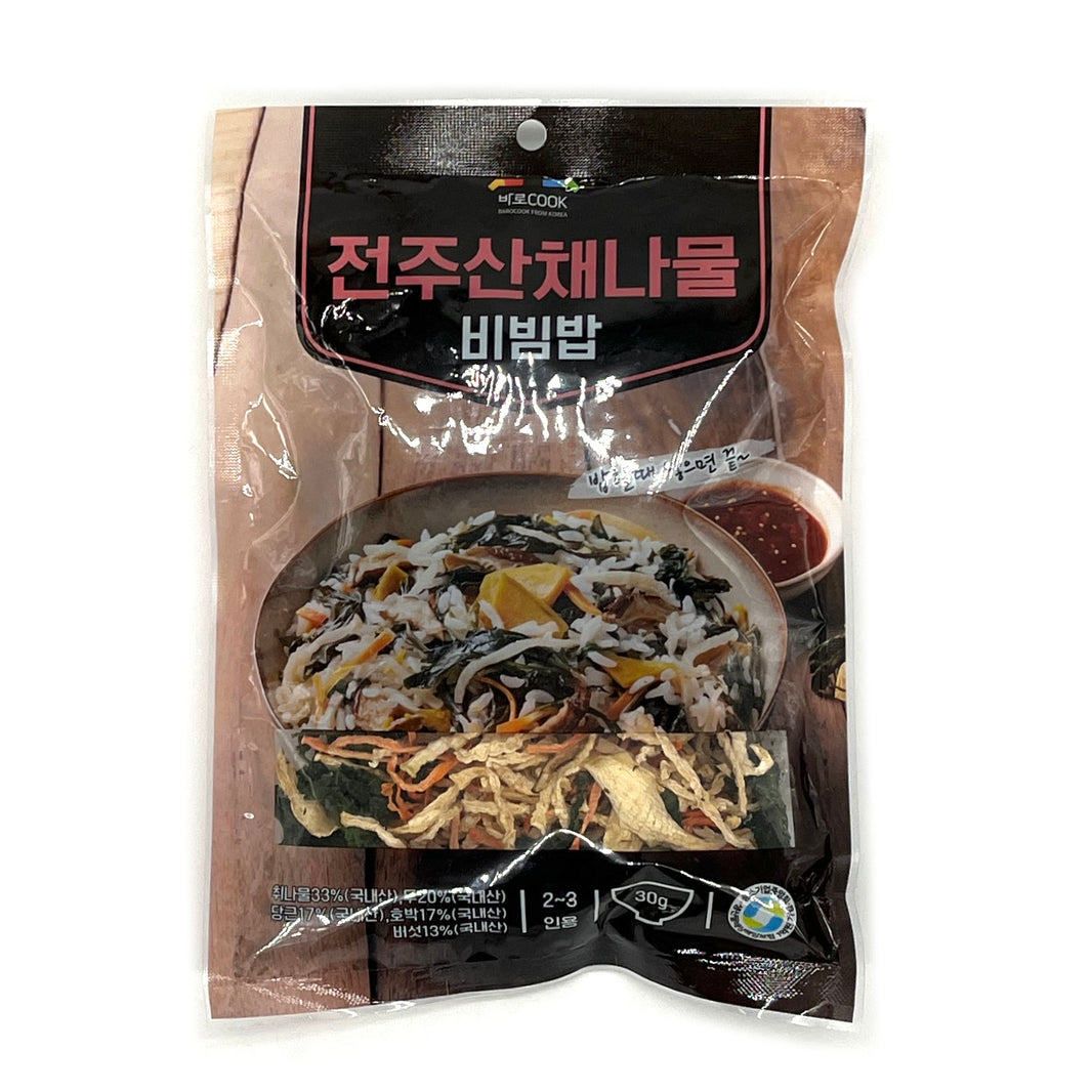 [Barocook] Junju Sanchae Bibimbap Namul for Rice Cooking / 바로쿡 전주 산채 나물 비빔밥 (30g)