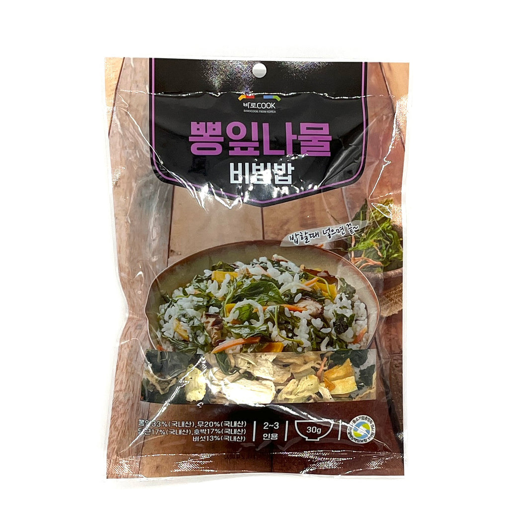 [Barocook] Mulberry Leaves Bibimbap Namul for Rice Cooking / 바로쿡 뽕잎 나물 비빔밥 (30g)