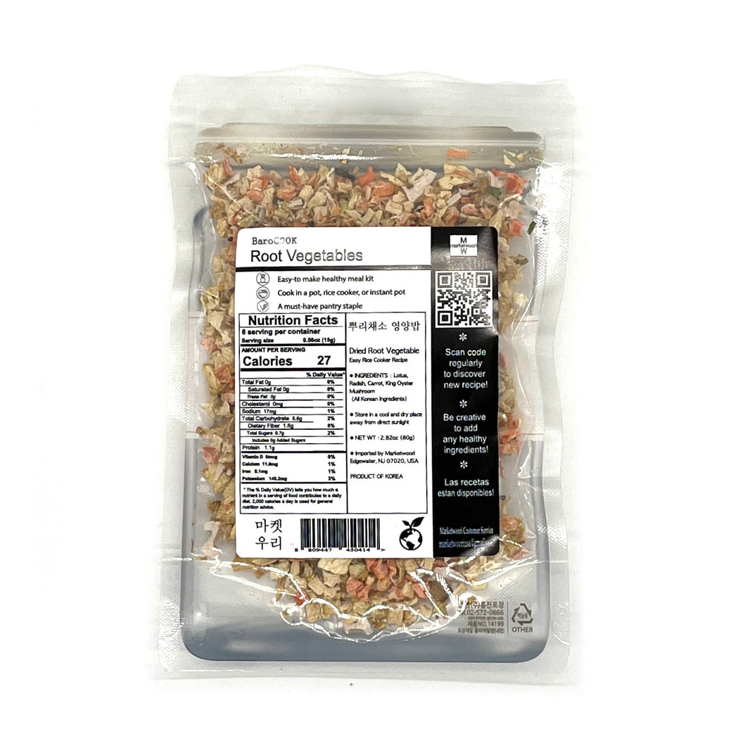 [Barocook] Root Vegetables for Rice Cooking / 바로쿡 뿌리 채소 영양밥 (80g)