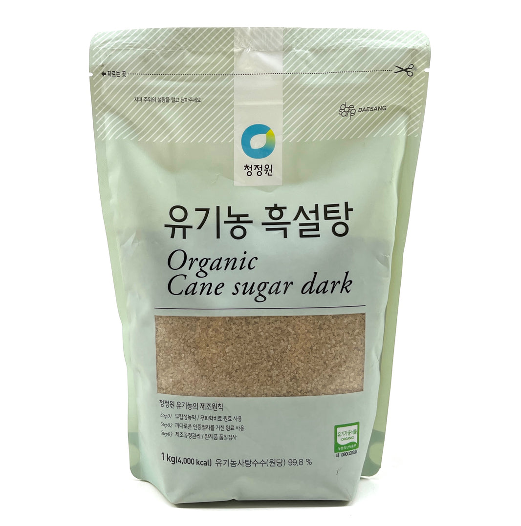 [CJO] Organic Cane Sugar Dark / 청정원 유기농 흑설탕 설탕 (1kg)