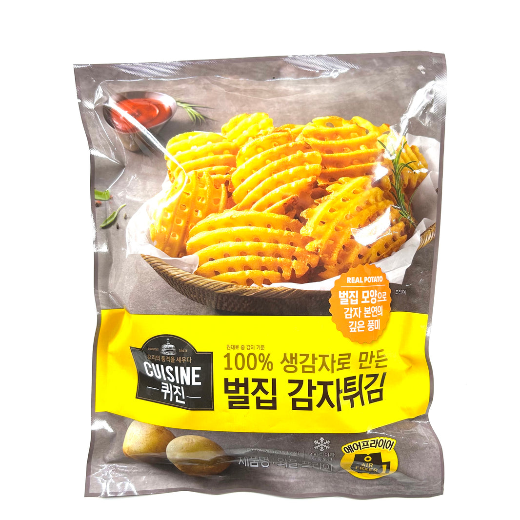 [Cuisine] Waffle Fried Potatoes / 퀴진 벌집 감자 튀김 (500g)