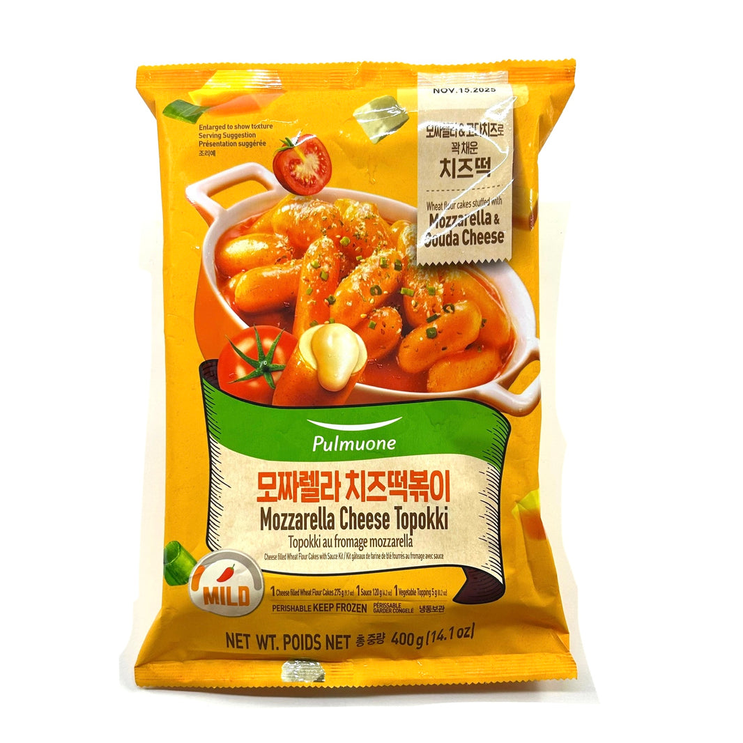 [Pulmuone] Mozzarella Topokki / 풀무원 모짜렐라 치즈 떡볶이 (400g)