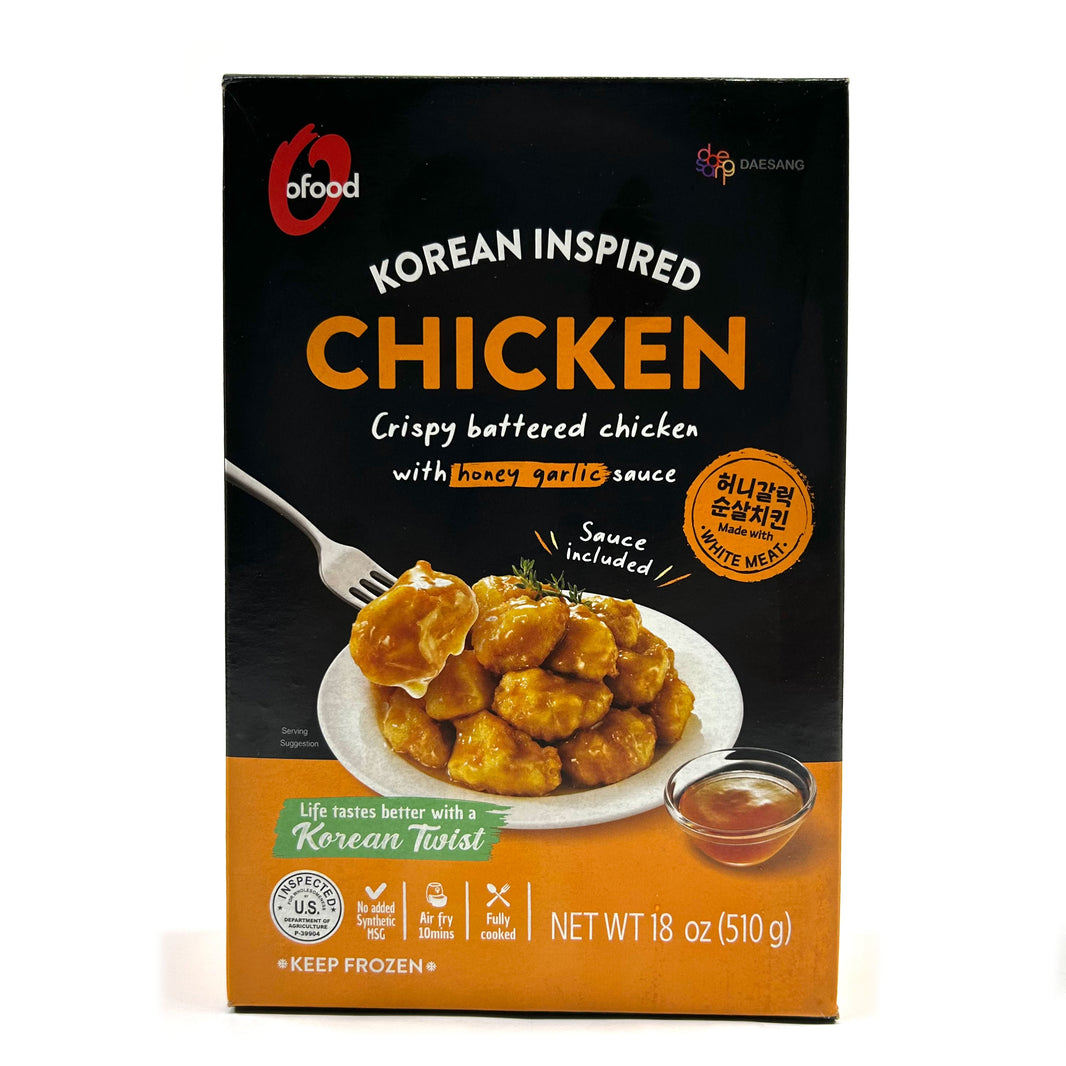 [O'food] Chicken w. Honey Garlic Sauce / 오푸드 순살 치킨 허니 갈릭 (510g)