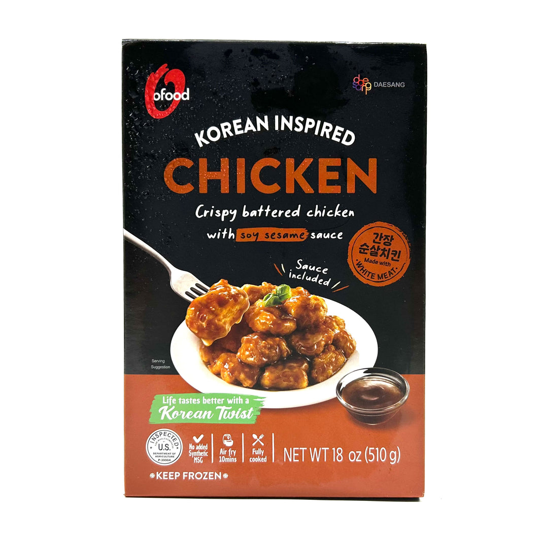 [O'food] Chicken w. Soy Sesame Sauce / 오푸드 순살 치킨 간장 (510g)