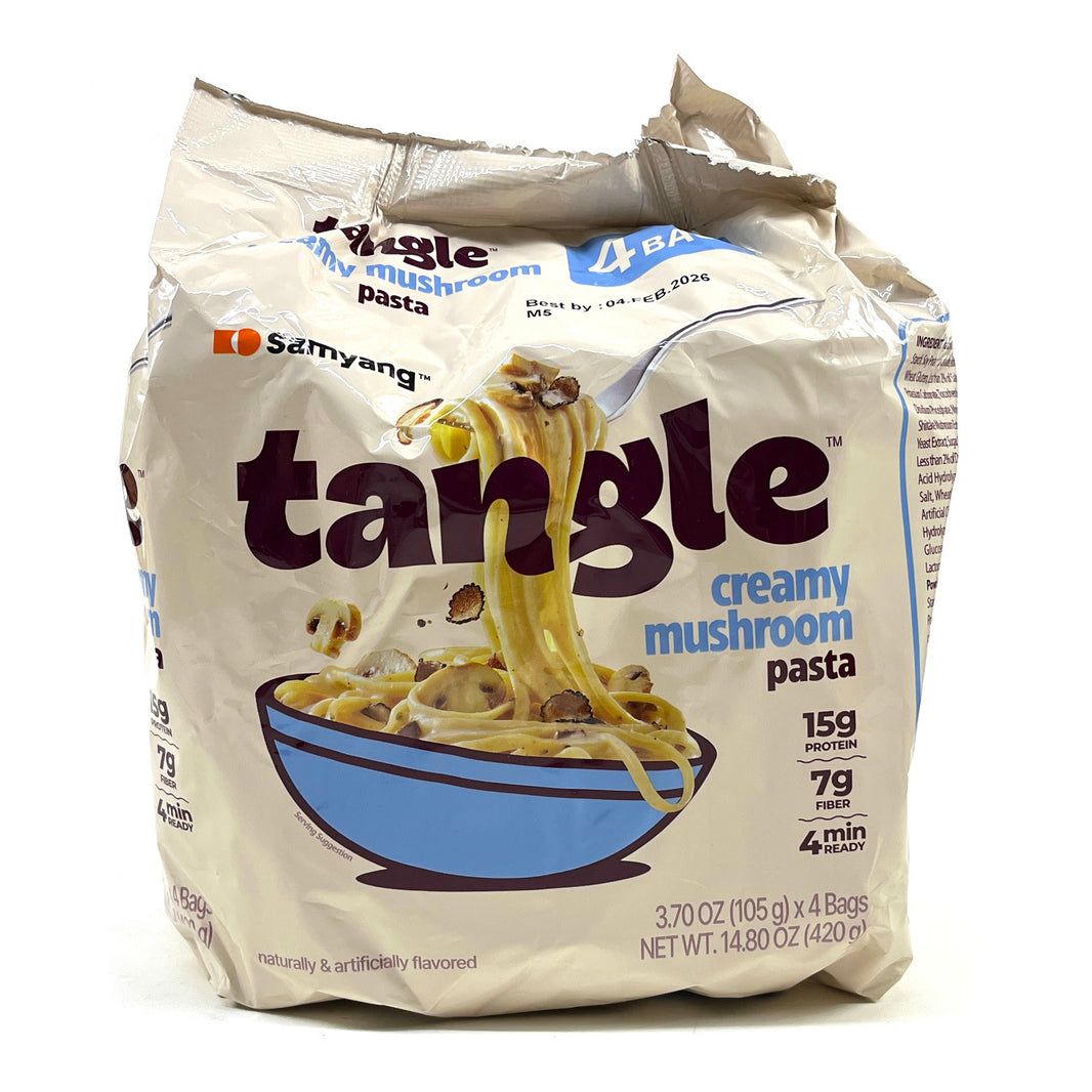 [Samyang] Tangle Creamy Mushroom Pasta / 삼양 탱글 크리미 버섯 파스타 (4pk)