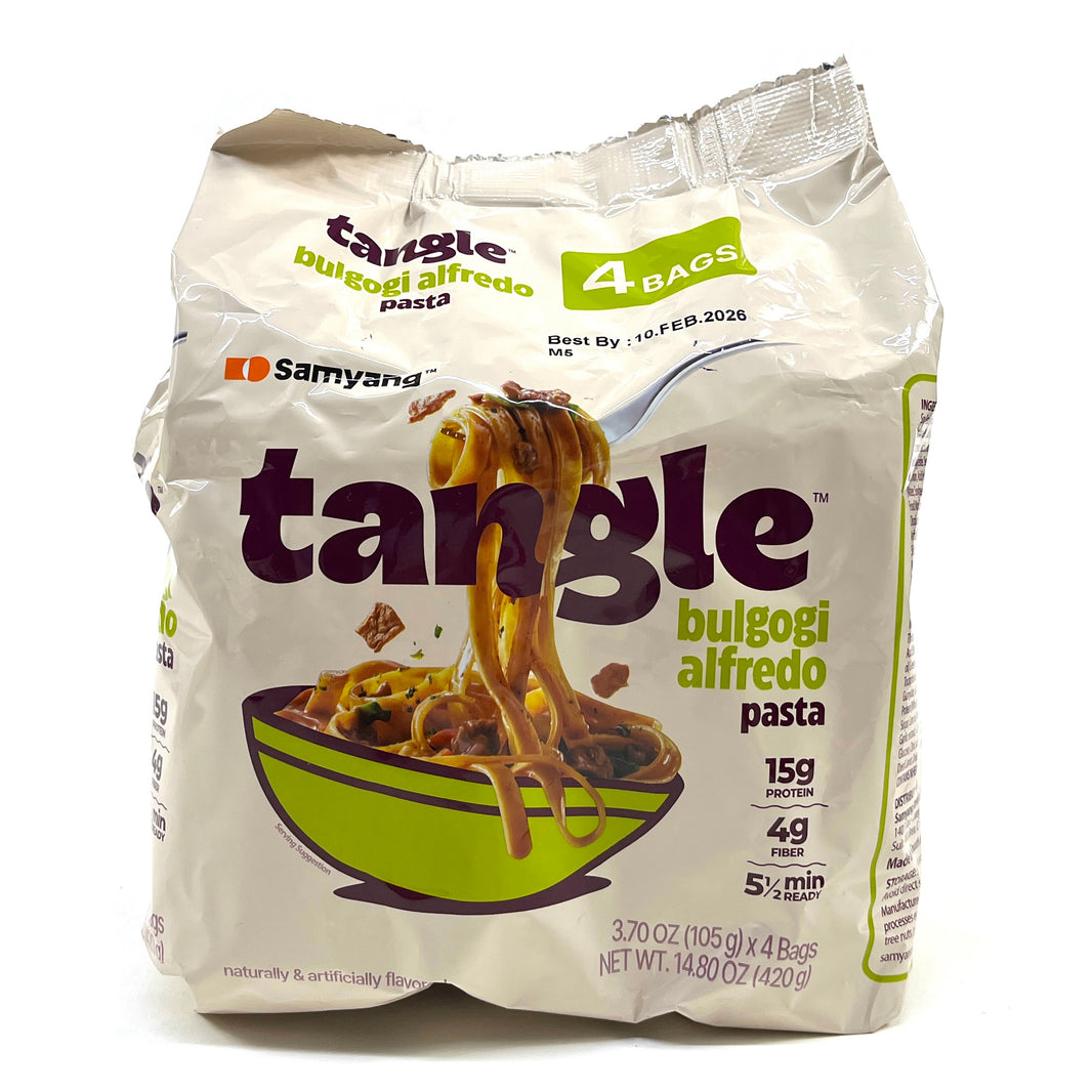 [Samyang] Tangle Bulgogi Alfredo Pasta / 삼양 탱글 불고기 알프레도 파스타 (4pks)
