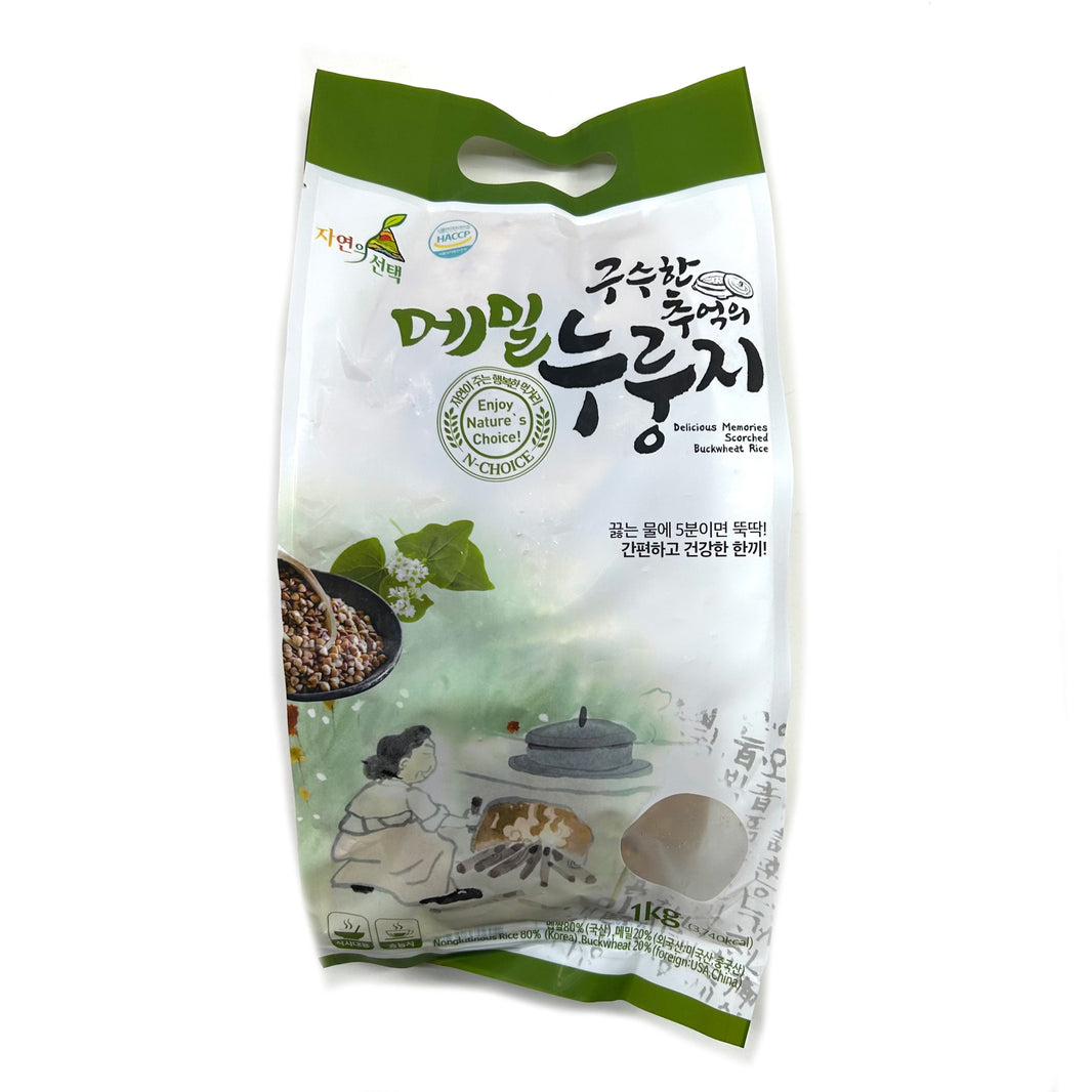 [NChoice] Scorched Buckwheat Rice / 자연의선택 구수한 추억의 메밀 누룽지 (1kg)