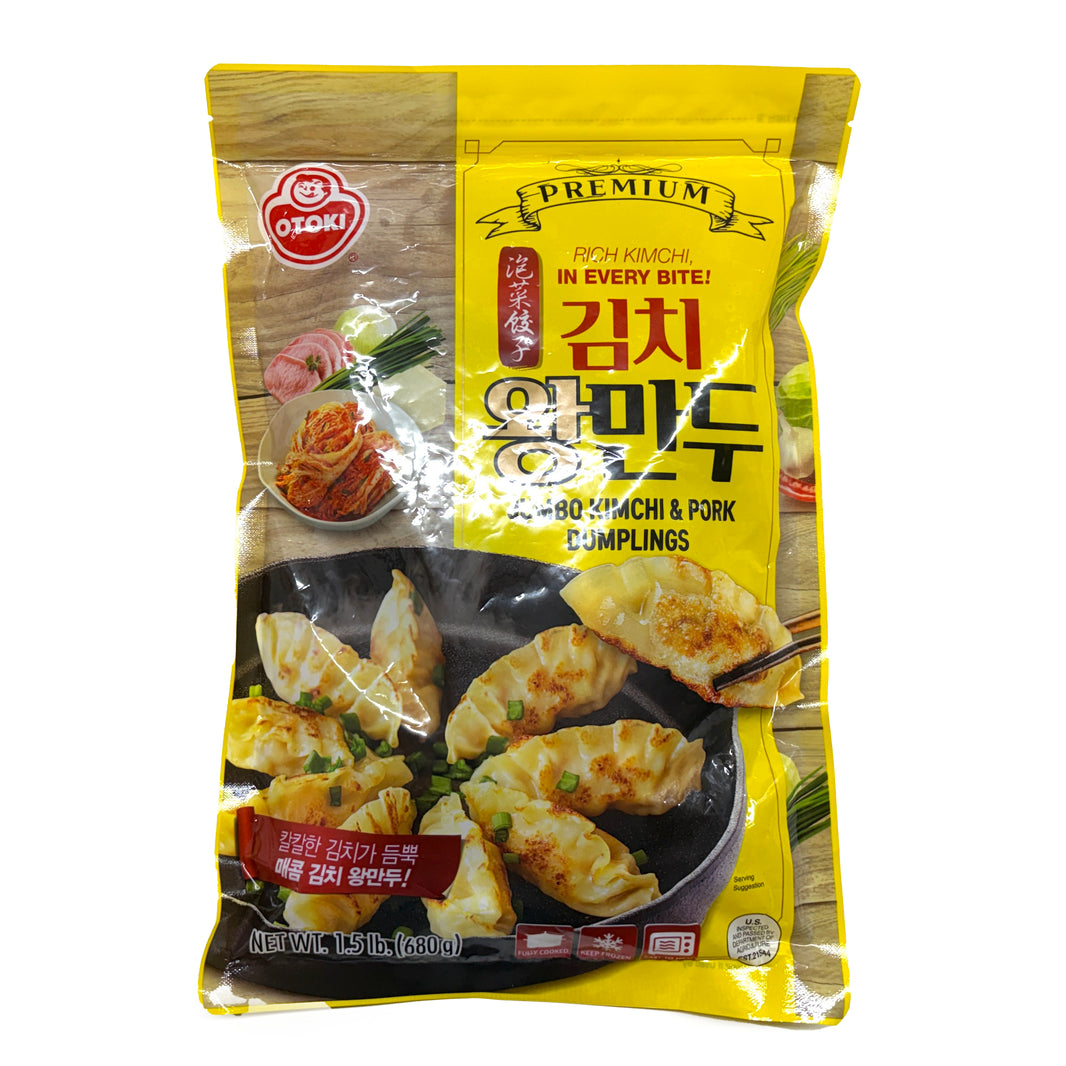 [Ottogi] Jumbo Kimchi & Pork Dumpling / 오뚜기 김치 왕 만두 (680g)