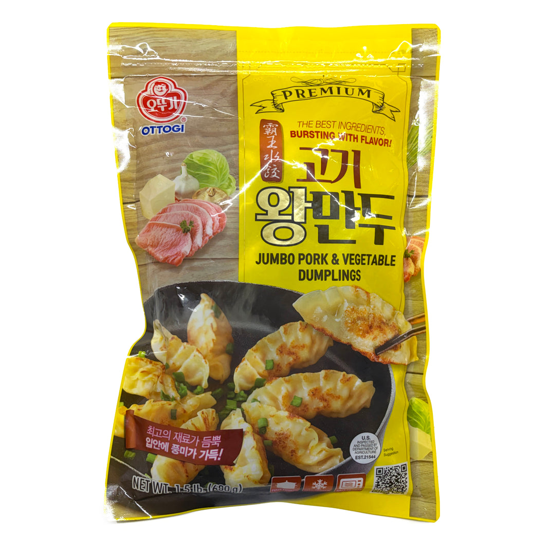 [Ottogi] Jumbo Pork & Vegetable Dumpling / 오뚜기 고기 왕 만두 (680g)