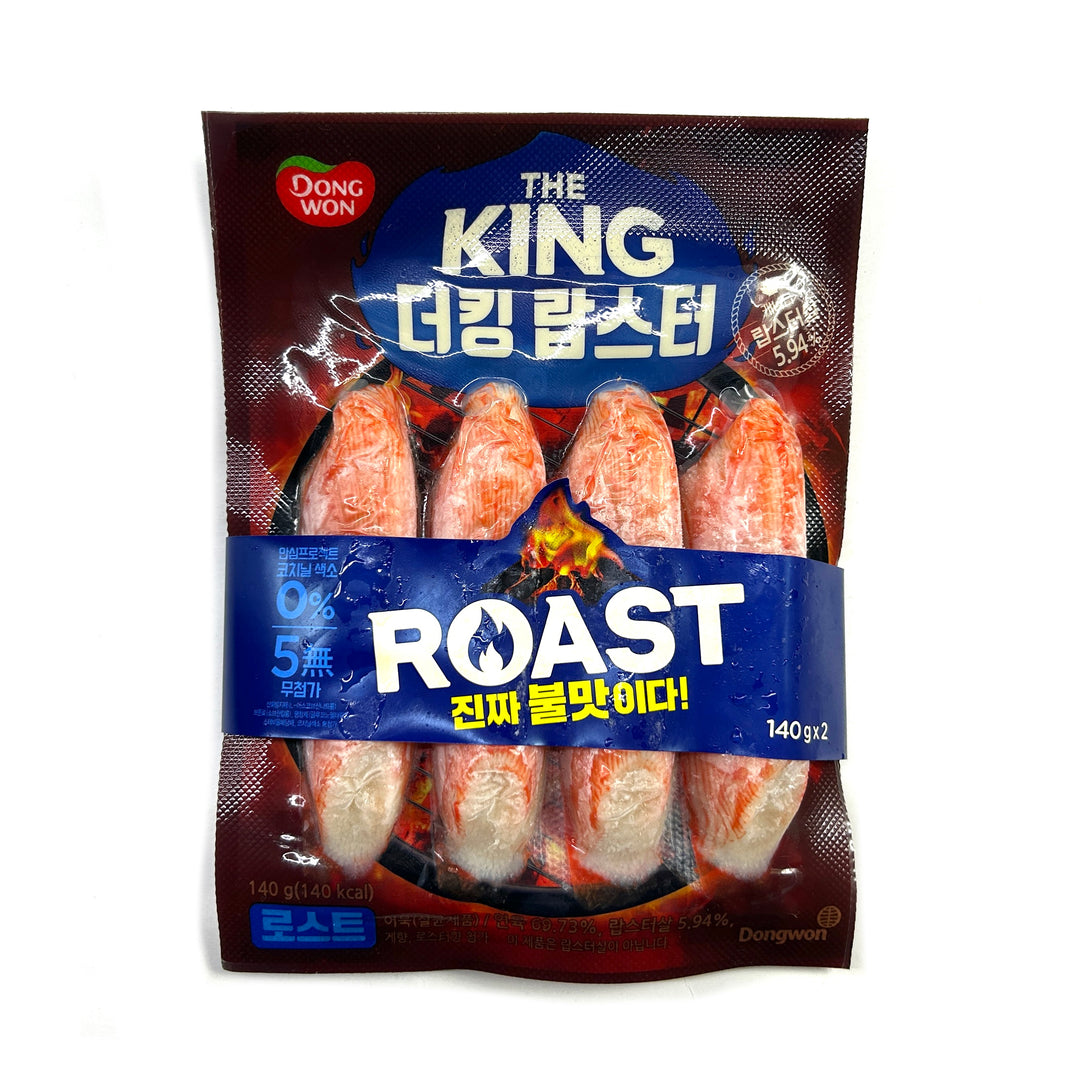 [Dongwon] The king Lobster Flavor Roast / 동원 리얼 크랩스 더 킹 랍스터 불맛 (140g x 2 Packs)