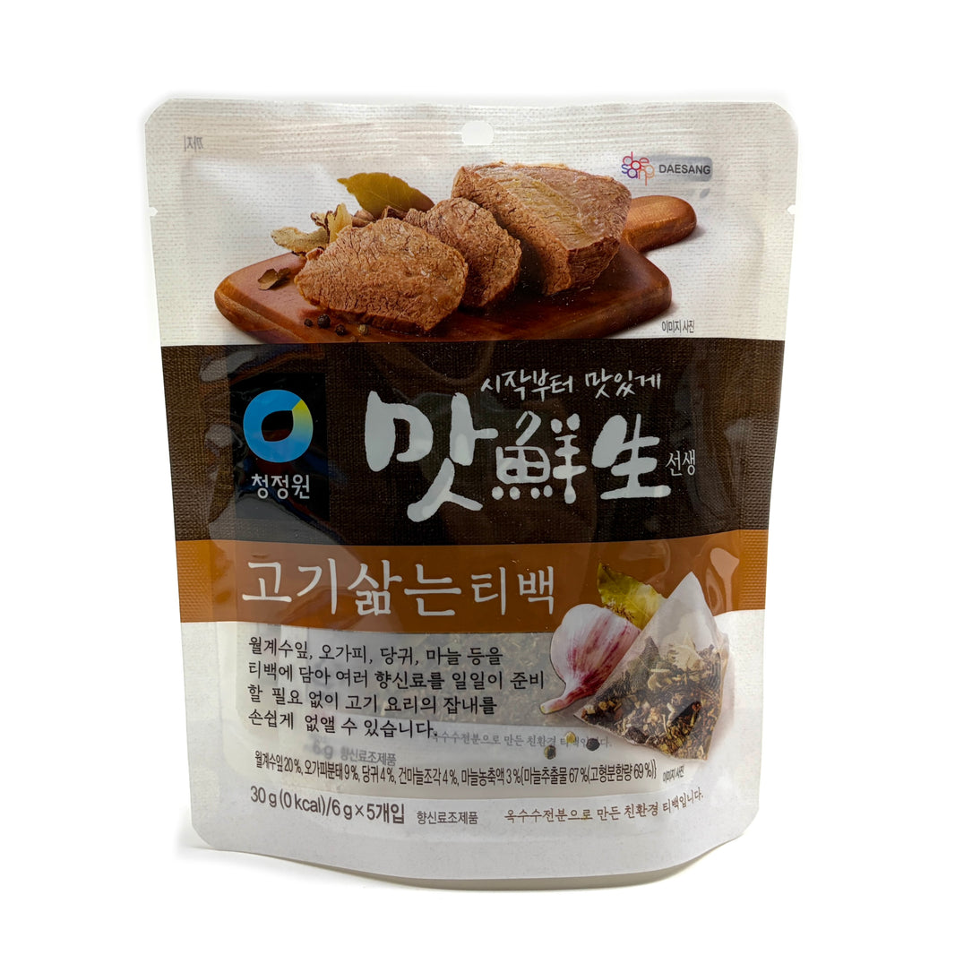 [Chungjungone] Dasida Korean Bouquet Grain Teabag For Meat / 청정원 맛선생 고기 삶는 티백 (30g / 6g x5ea)