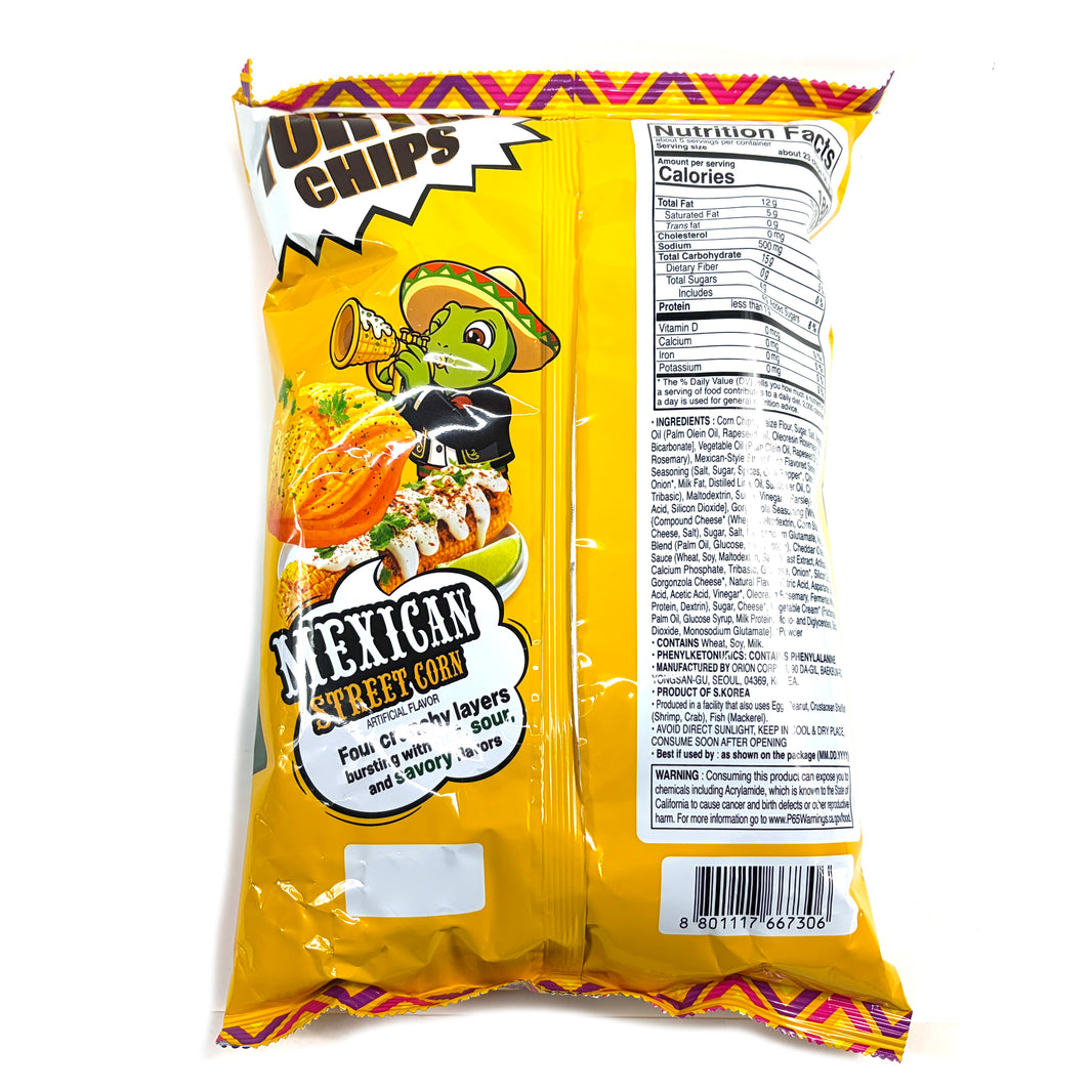 [Orion] Turtle Chip Mexican Street Corn Flavor / 오리온 꼬북칩 맥시칸 스트릿트 콘 맛 (160g)