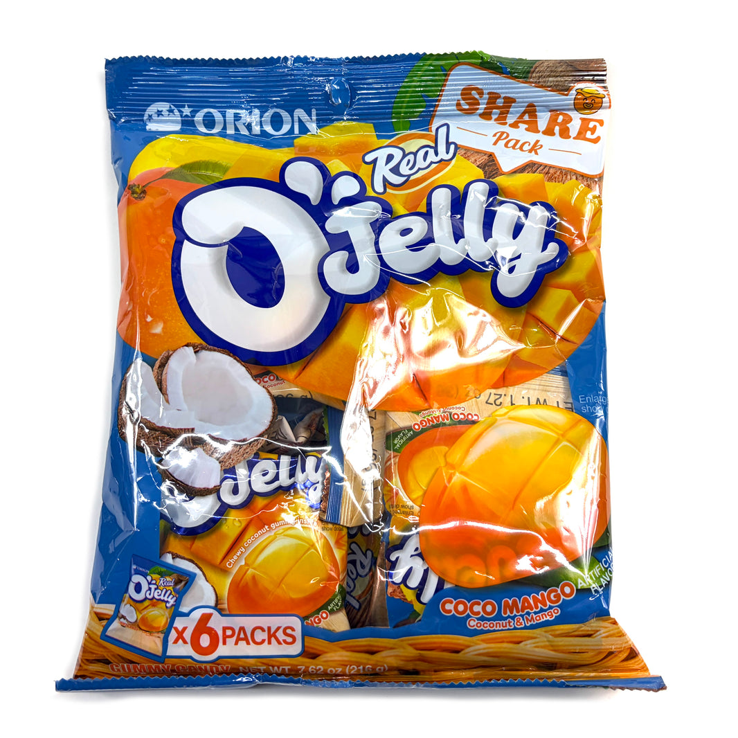 [Orion] O'Jelly Real Coco Mango / 오리온 오젤리 코코 망고 젤리 (216g)