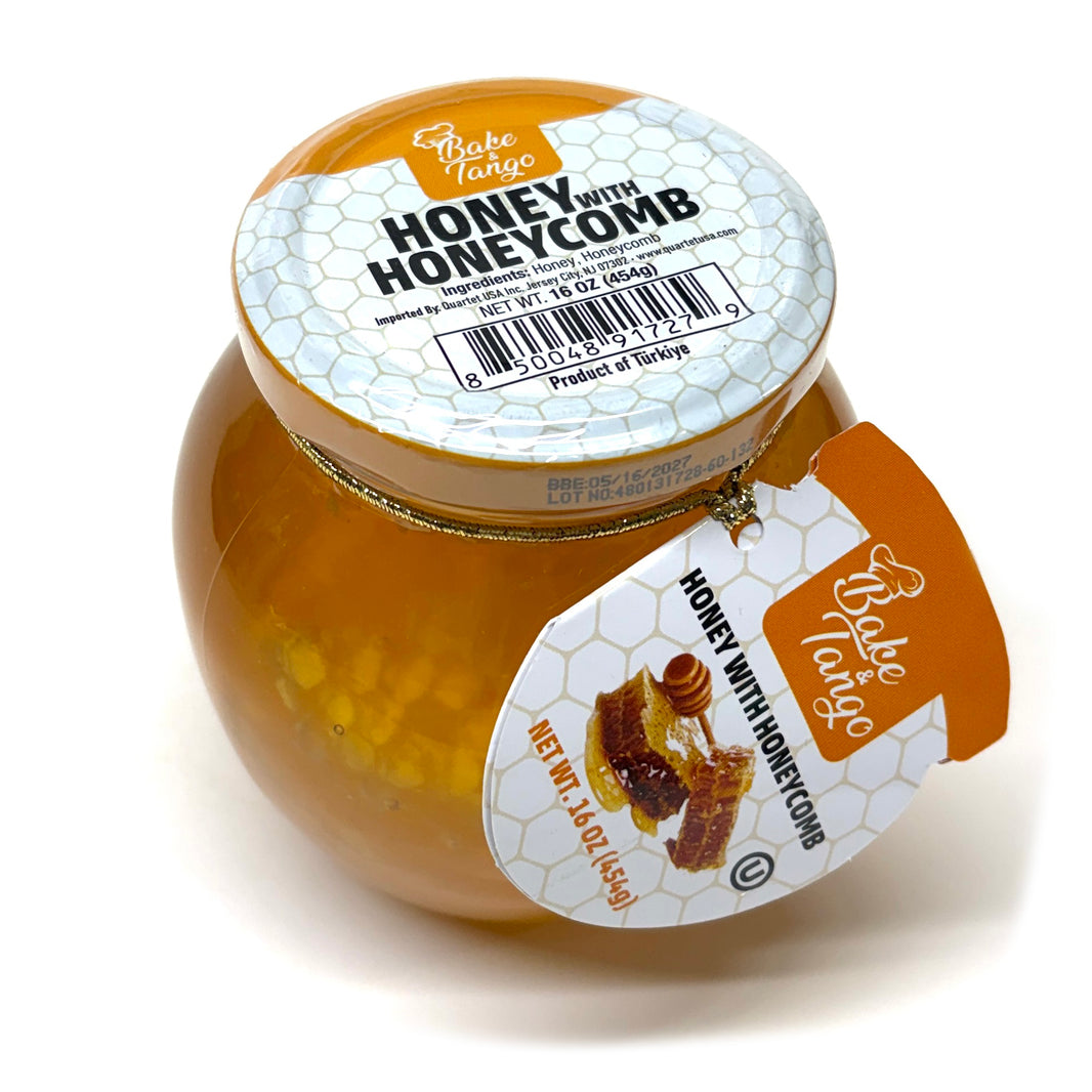[Bake&Tango] Honey w. Honeycomb / 베이크앤탱고 꿀집이 들어있는 꿀 (16oz)