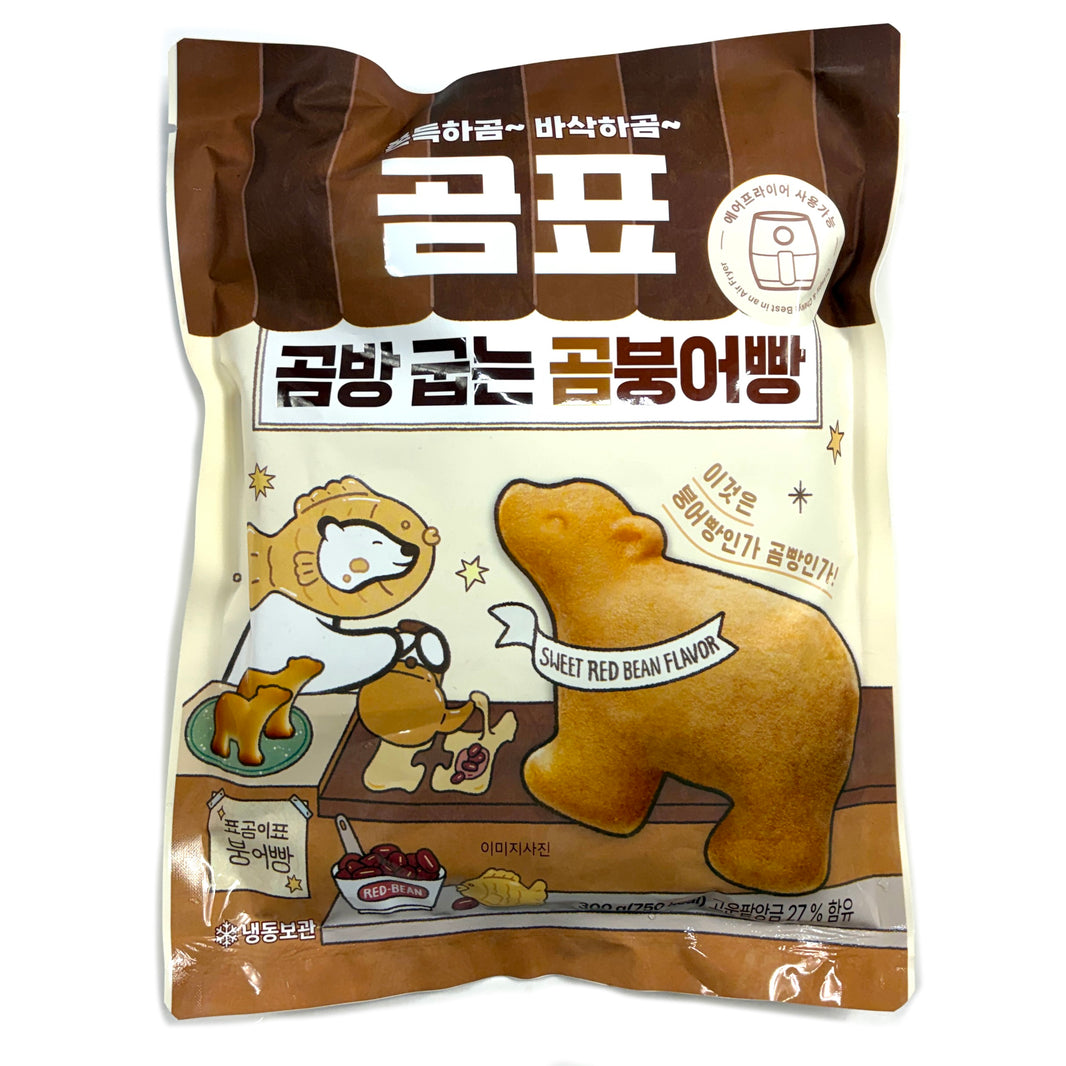[Gompyo] Gom-Bungeoppang Sweet Red Bean Bun / 곰표 곰방 굽는 곰붕어빵 붕어빵 (300g)