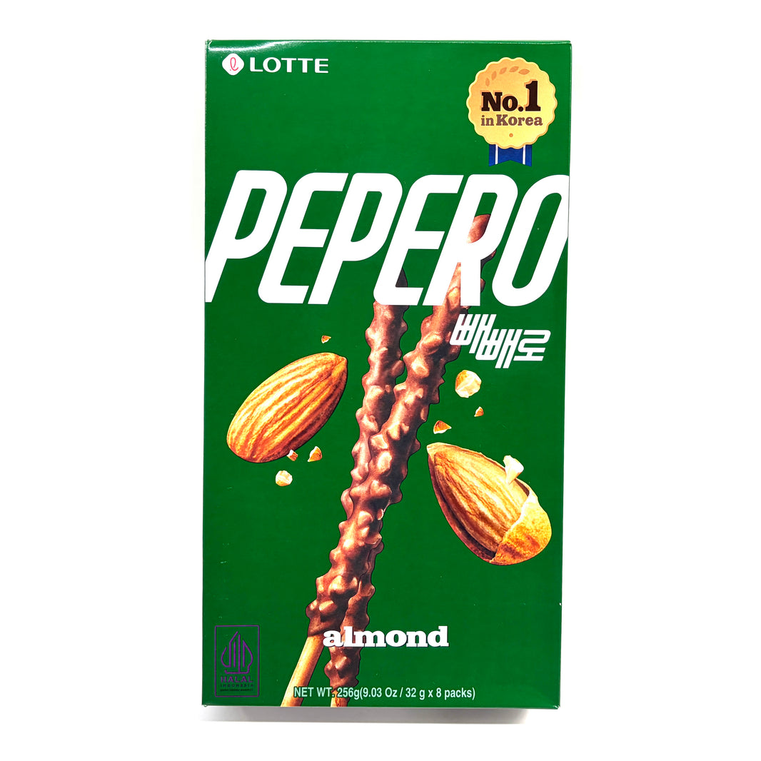 [Lotte] Pepero Almond Big Size /롯데 빼빼로 아몬드 8 packs (256g)