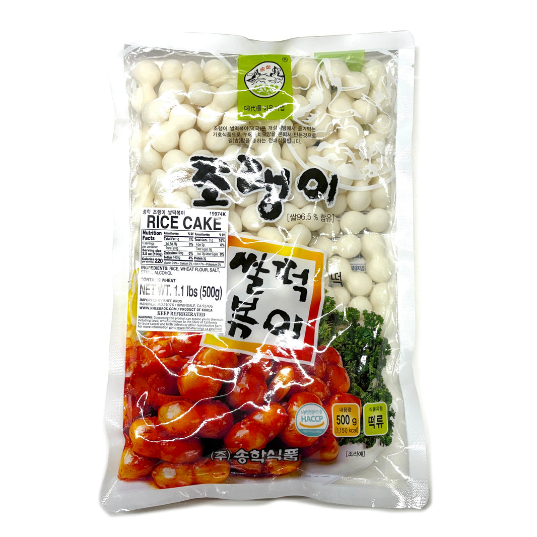 [Songhak] Jo-rang-e Tteokbokki Rice Cake / 송학 조랭이 쌀 떡볶이 떡 (500g)