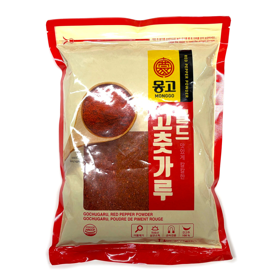 [Monggo] Red Pepper Powder for Kimchi / 몽고 골드 고추가루 고춧 가루 김치용 (1kg)