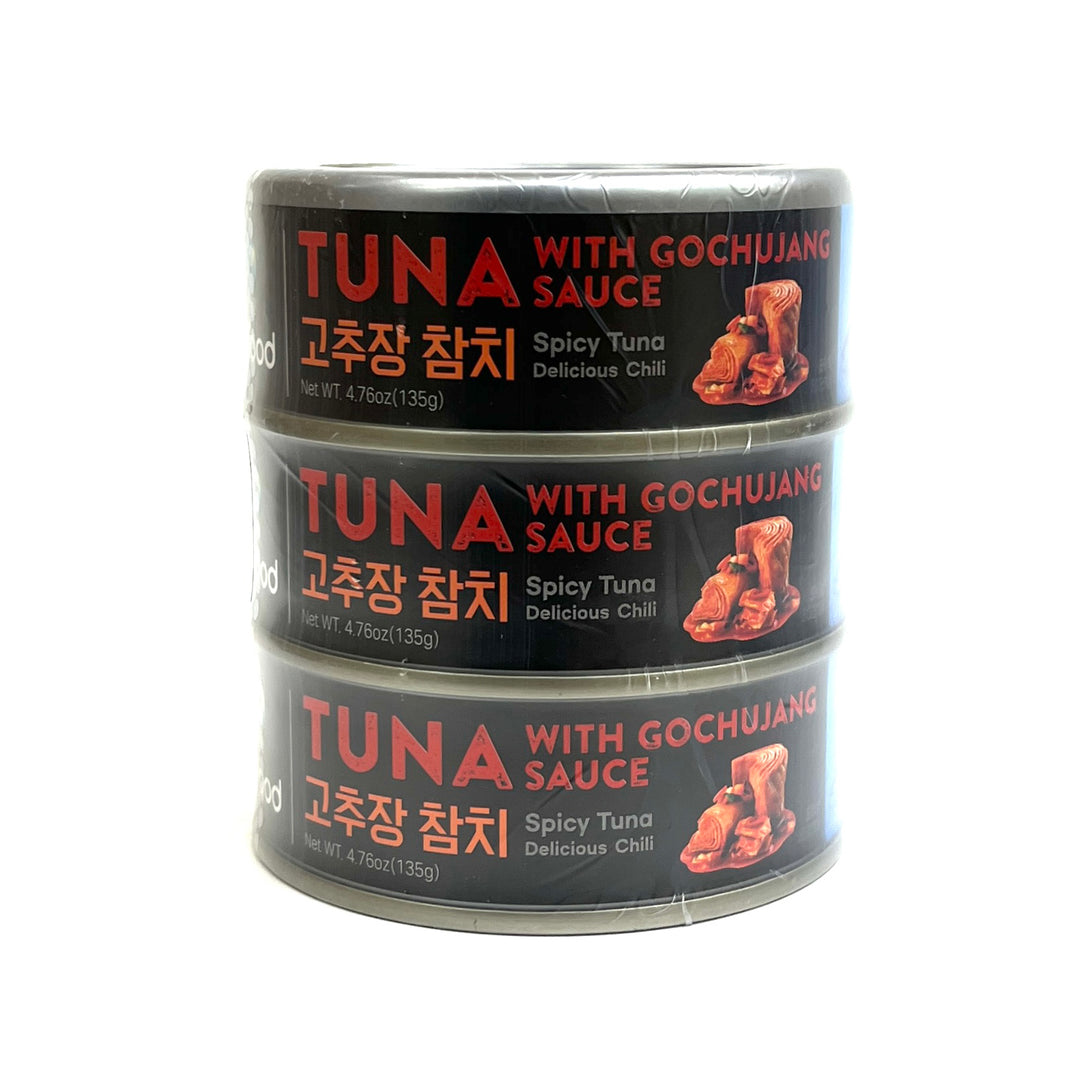 [CJO] O'Food Tuna w. Gochujang Sauce / 청정원 오푸드 고추장 참치 (135g x 3cans)