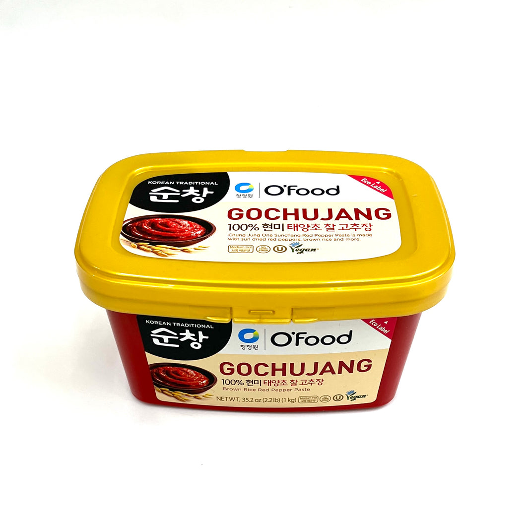 [O'food] Sunchang Gochujang Brown Rice Red Papper Paste / 오푸드 순창 100% 현미 태양초 찰 고추장 (1kg)