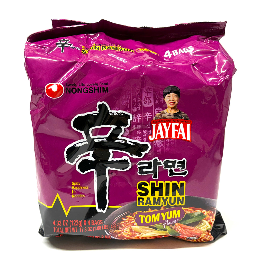 [Nongshim] Shin Ramen Jayfai Tom Yum / 농심 신라면 자파이 탐양맛 (4pk)