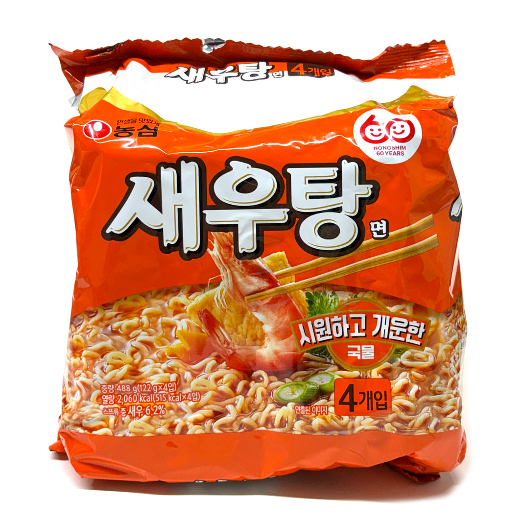 [Nongshim] Saeutang Myeon Shrimp Ramen Multi Pack / 농심 새우탕면 멀티팩 (4pk)