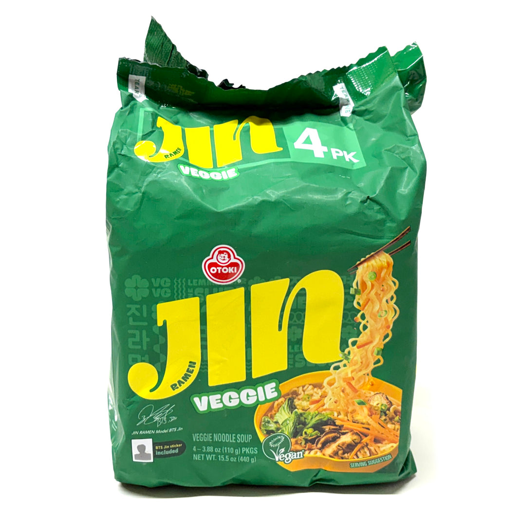 [Ottogi] Jin Ramen Veggie / 오뚜기 진라면 야채 비건 (4pk)