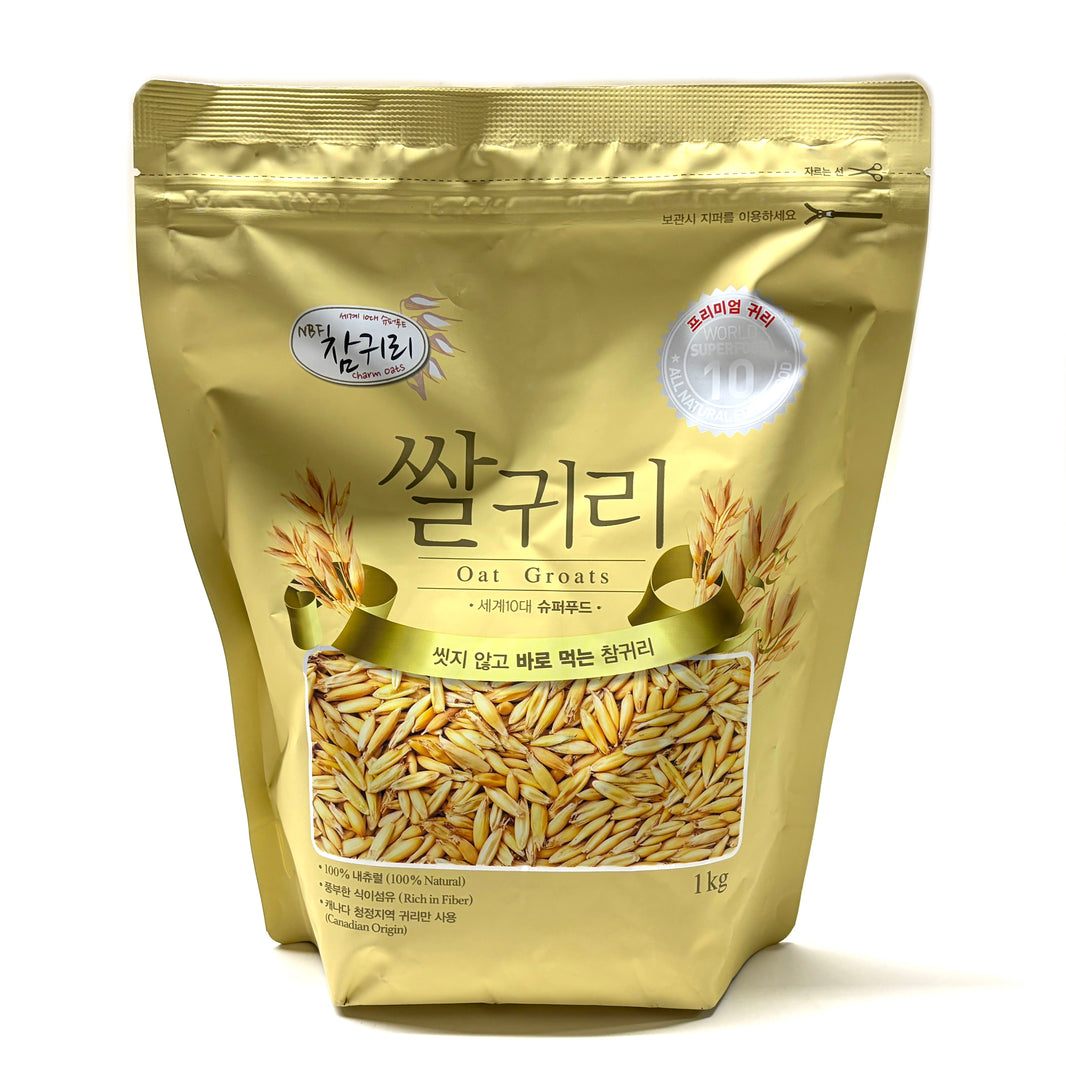 [NBF] Charm Oats Groats / NBF 참귀리 쌀 귀리  (1kg)