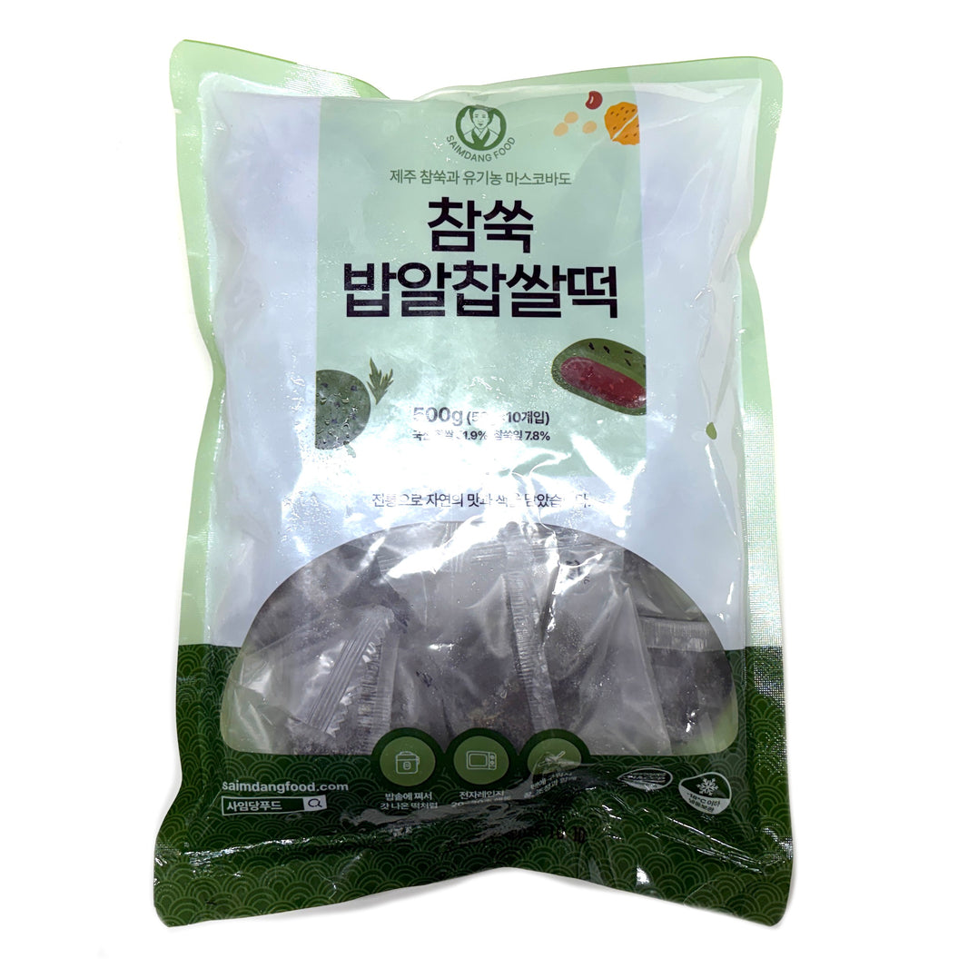 [Saimdang] Mugwort Rice Cake / 사임당 참쑥 밥알 찹쌀떡 (500g)