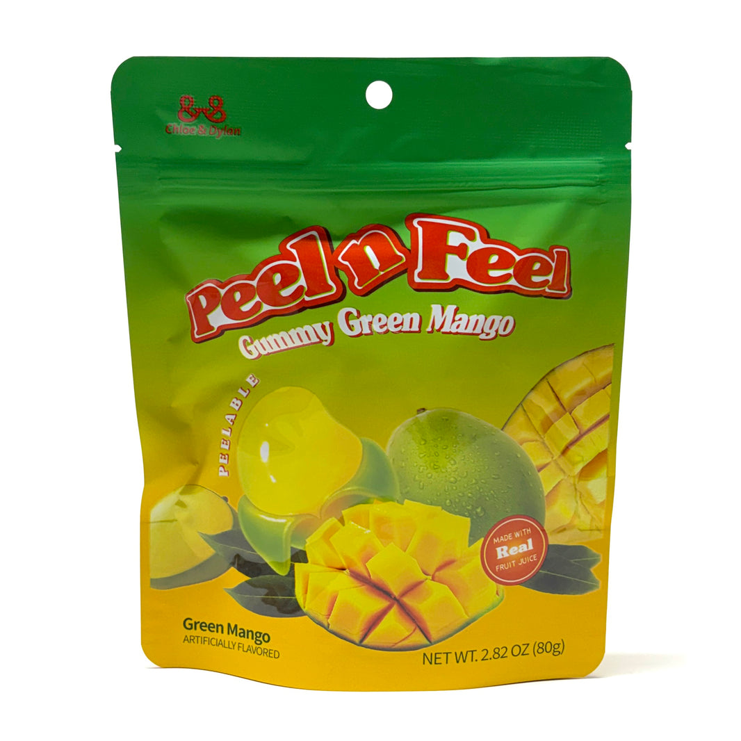 [Chloe&Dylan] Peel n Feel Gummy Green Mango / 필앤필 그린 망고 거미 젤리 (80g x3pk)