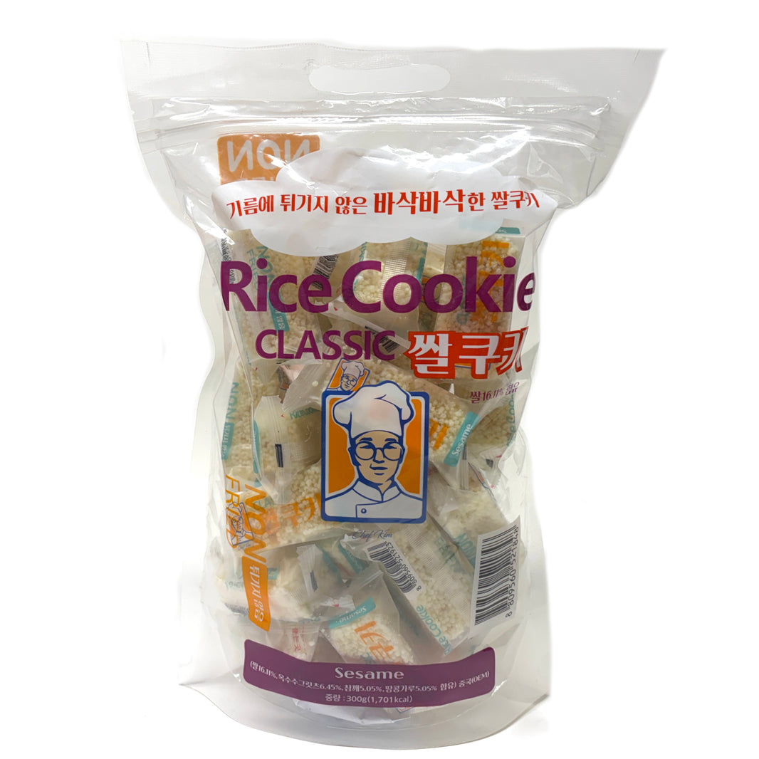 [Sesame] Classic Rice Cookie Snack / 클래식 쌀 쿠키 쌀과자 (300g)