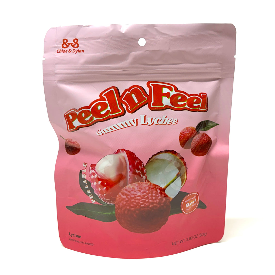 [Chloe&Dylan] Peel n Feel Gummy Lychee / 필앤필 리치 거미 젤리 (80g x3pk)