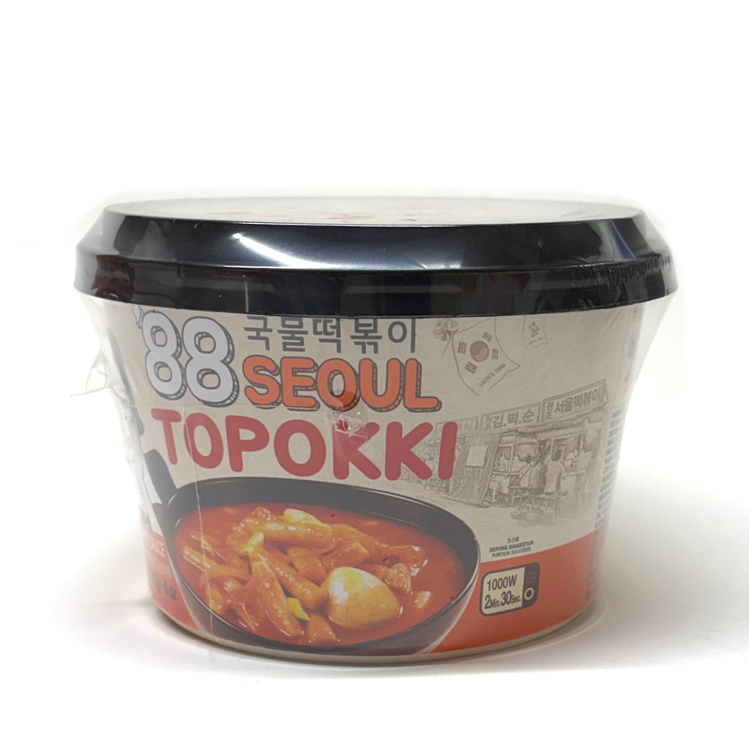[Surasang] 88 Seoul Topokki Rice Cake w. Hot Sauce Cup / 수라상 88 서울 국물 떡볶이 컵 라면 큰컵 (168g)