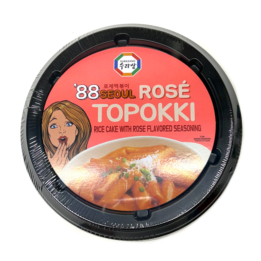 [Surasang] 88 Seoul Topokki Rice Cake w. Rose Flavored Seasoning Cup / 수라상 88 서울 로제 떡볶이 컵 라면 큰컵 (168g)