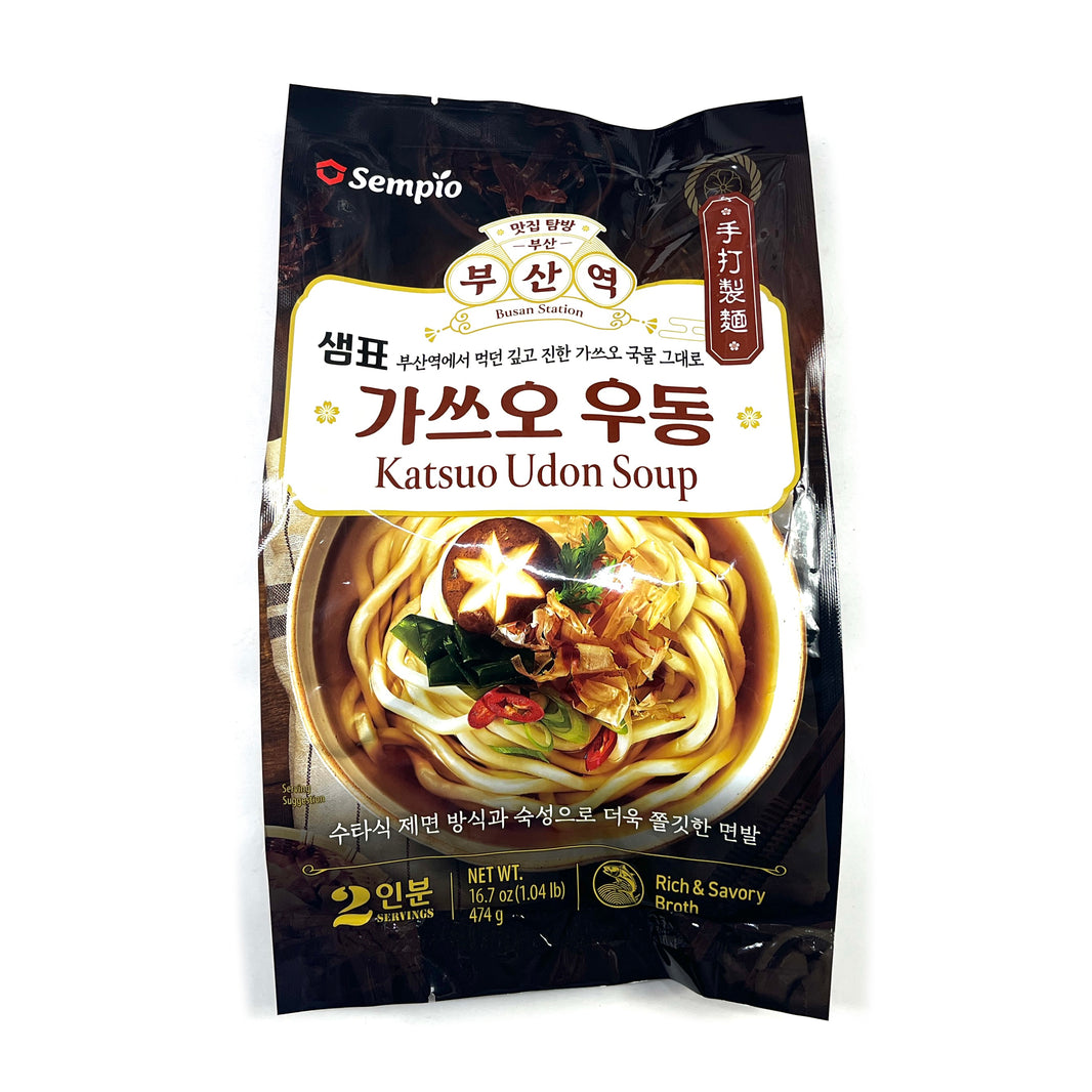 [Sempio] Katsuo Udon Soup / 샘표 부산역 가쓰오 우동 (474g/2인분)