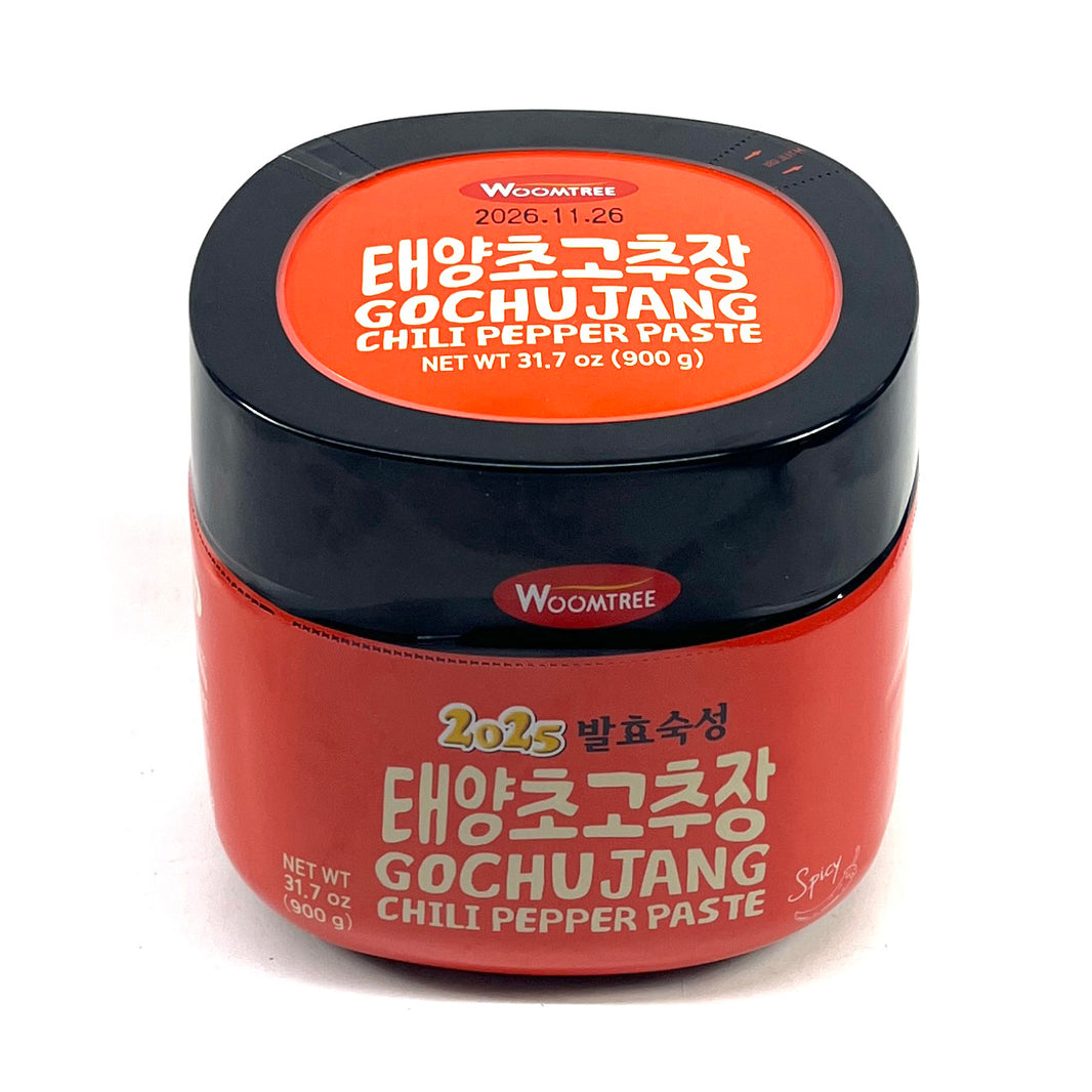[Woomtree] Gochujang Chili Pepper Paste Spicy / 움트리 발효숙성 태양초 고추장 (900g)