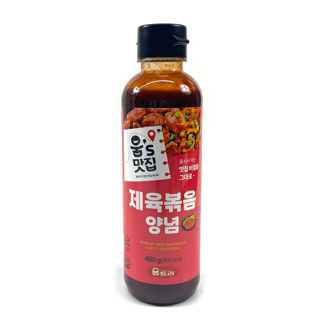 [Woomtree] Korean BBQ Marinade Sauce Spicy Bulgogi / 움트리 움스 맛집 제육볶음 양념 (480g) (Copy)