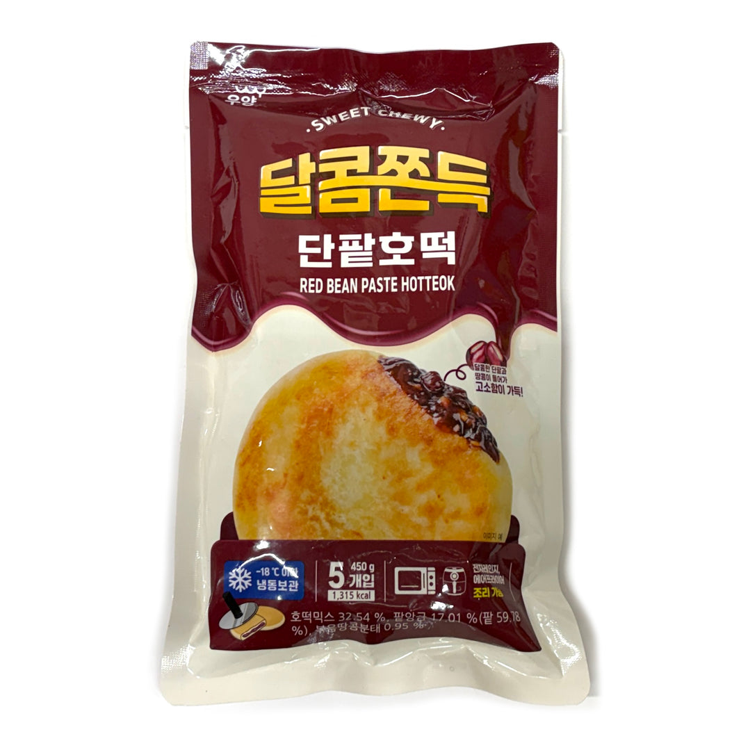 [Wooyang] Sweet Chewy Red Bean Paste Hotteok Korean Pancake / 우양 달콤쫀득 단팥 호떡 (450g)