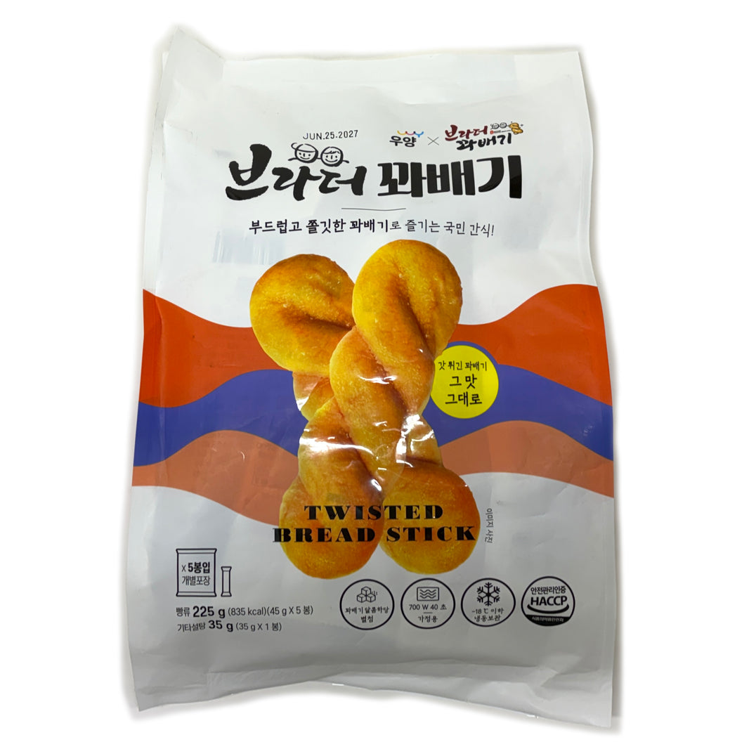 [Wooyang] Twisted Bread Stick / 우양 브라더 꽈배기 (225g)