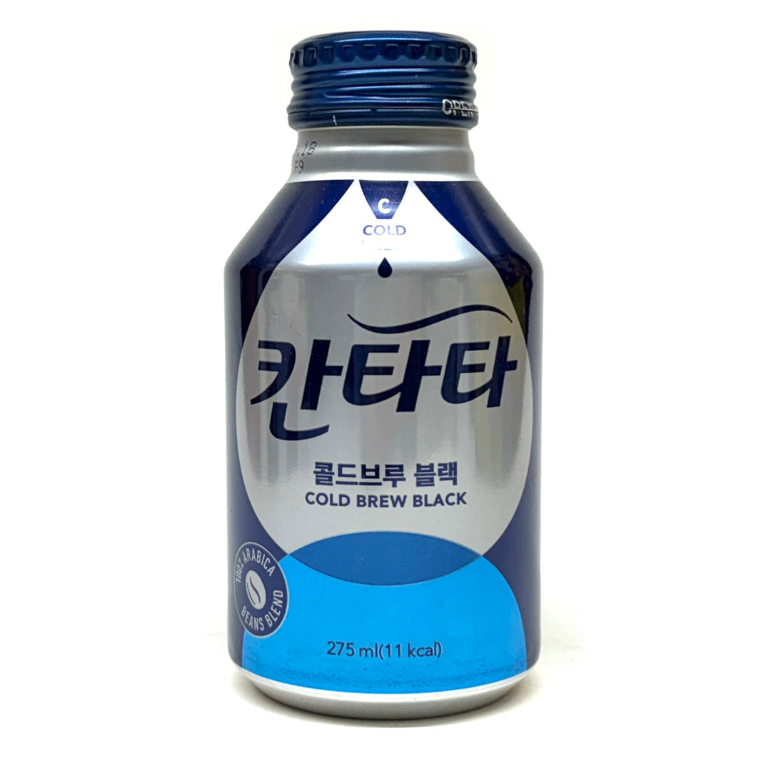 [Lotte] Cantata Cold Brew Black Coffee / 롯데칠성 칸타타 콜드브루 블랙 캔 커피 (275ml)