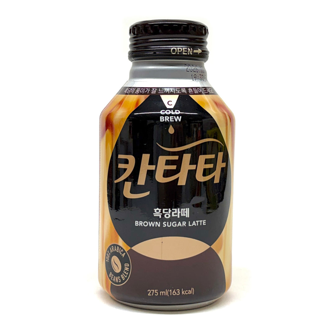 [Lotte] Cantata Brown Sugar Latte Coffee / 롯데칠성 칸타타 흑당 라떼 캔 커피 (275ml)