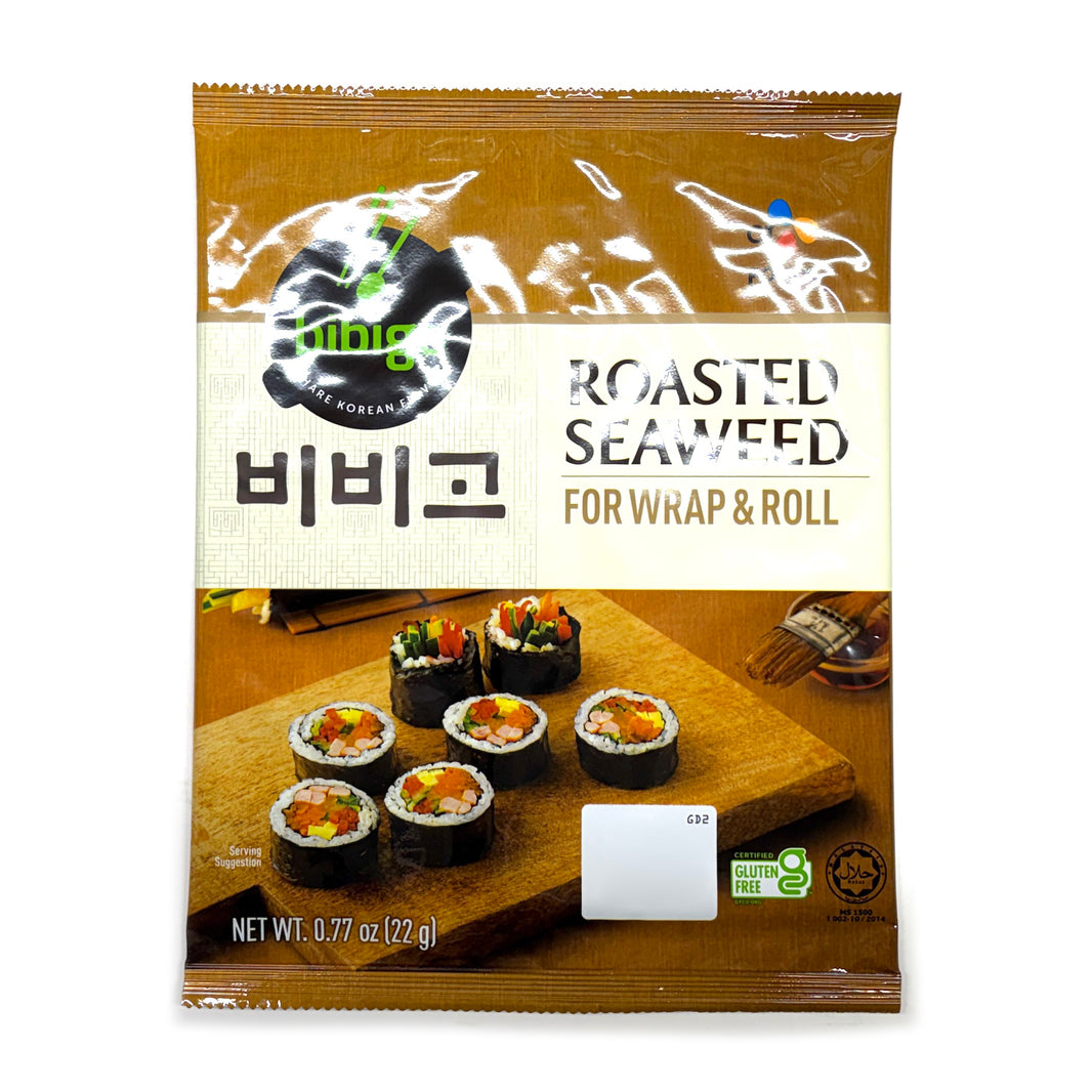 [Bibigo] Roasted Seaweed for Wraps & Roll for Gimbap / 비비고 구운김 김밥용 (22g)