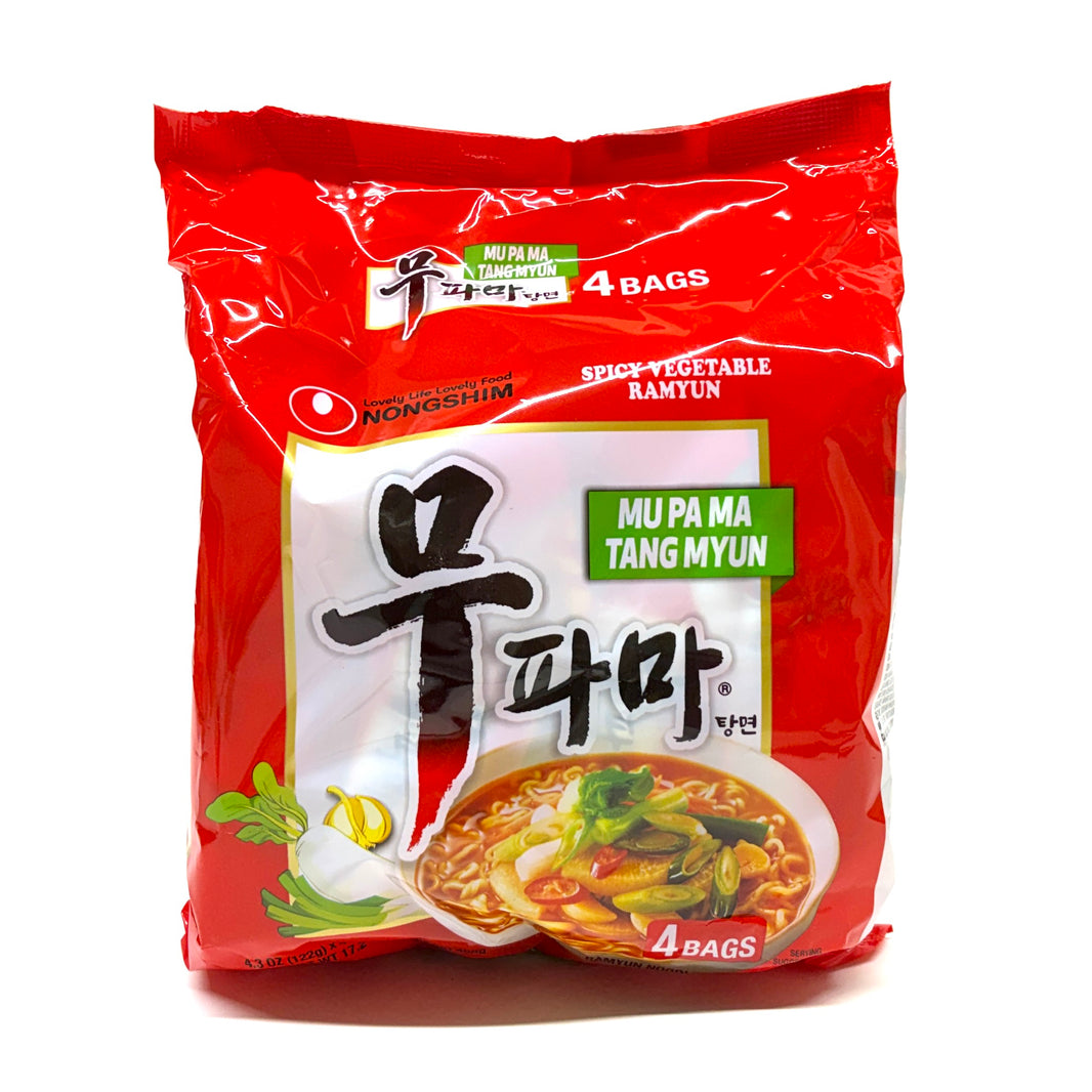 [Nongshim] Mupama Tang Myun  / 농심 무파마 탕면 (4pks) - Best by Apr 16, 2026