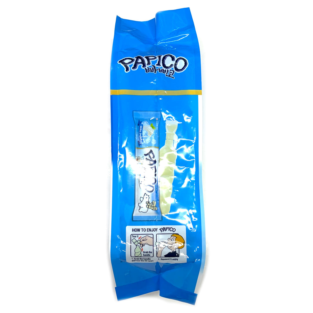 [Lotte] Papico Milky Yogurt Flavored Popcycle / 롯데 빠삐꼬 우유 소다맛 (6pcs/pk)